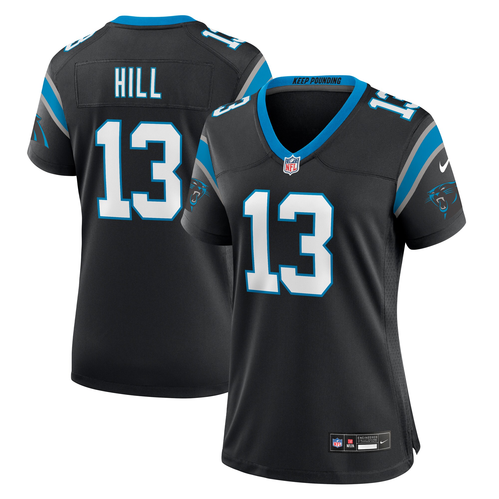 Troy Hill Carolina Panthers Nike Women's Team Game Jersey - Black - vstockx