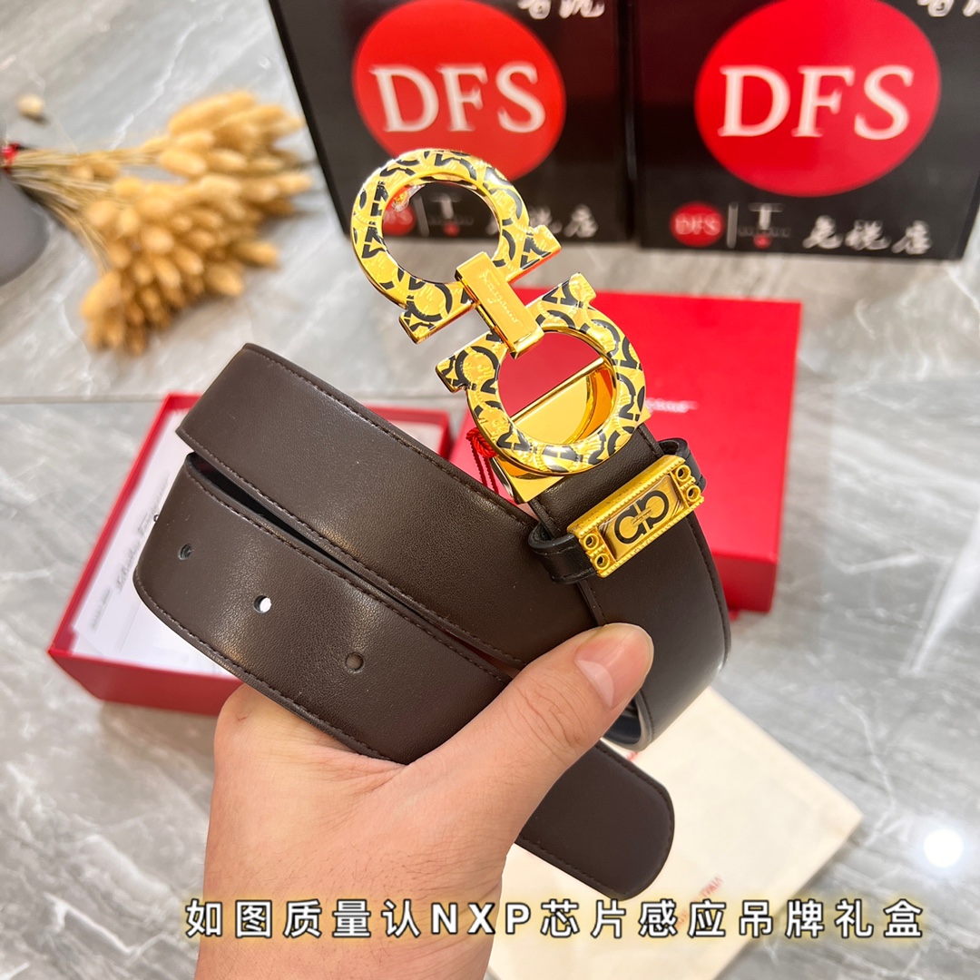 Streetwear Belt Ferragamo 319881 size:3.5cm - vstockx