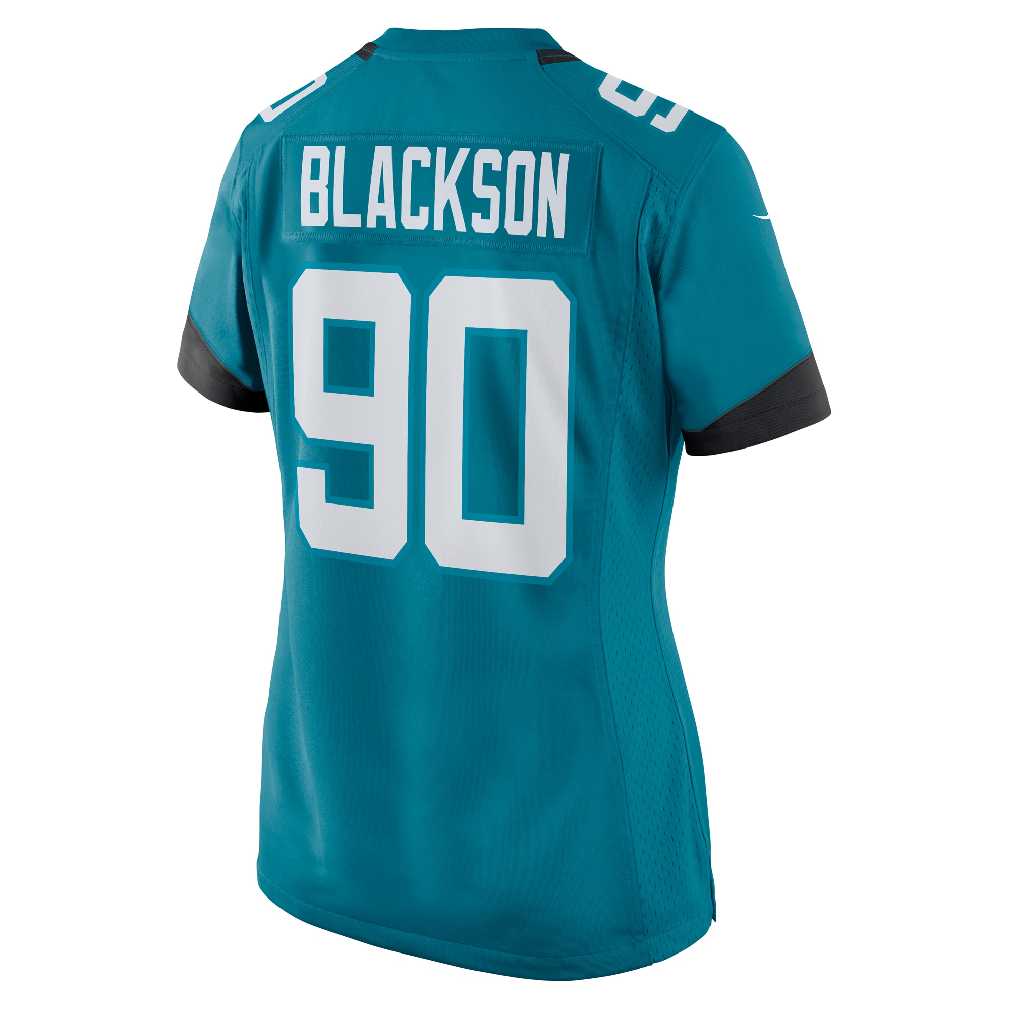 Angelo Blackson Jacksonville Jaguars Nike Women's Team Game Jersey - Teal - vstockx