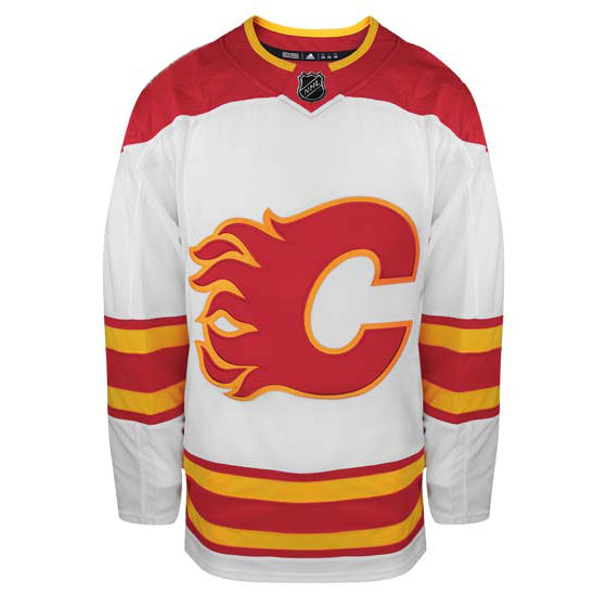 Customizable Calgary Flames Adidas Primegreen Authentic NHL Hockey Jersey - vstockx