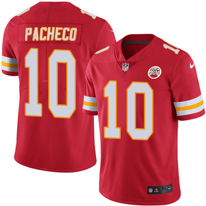 Youth Kansas City Chiefs Isiah Pacheco Vapor Jersey - Red - vstockx