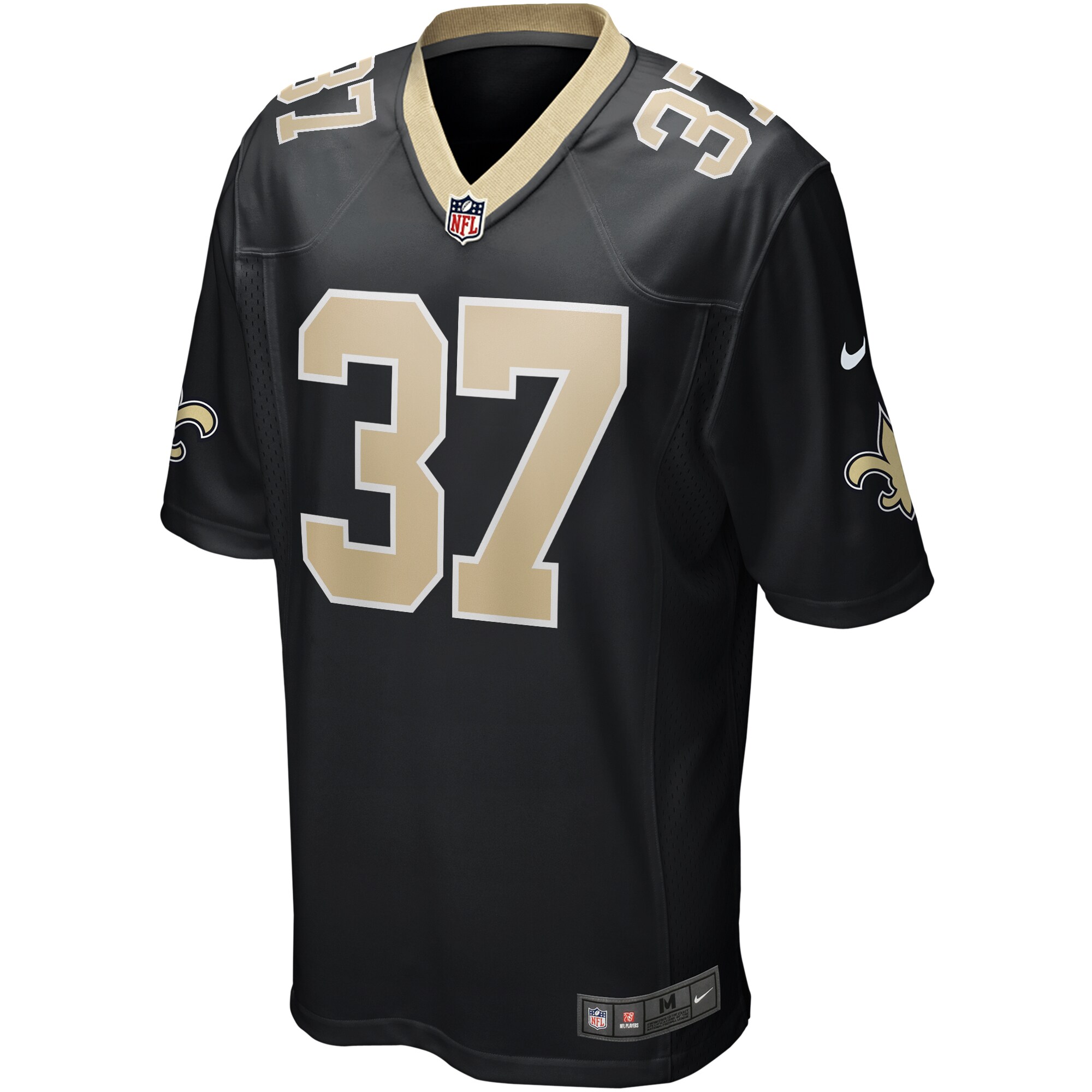 Steve Gleason New Orleans Saints Nike Game Retired Player Jersey - Black - vstockx