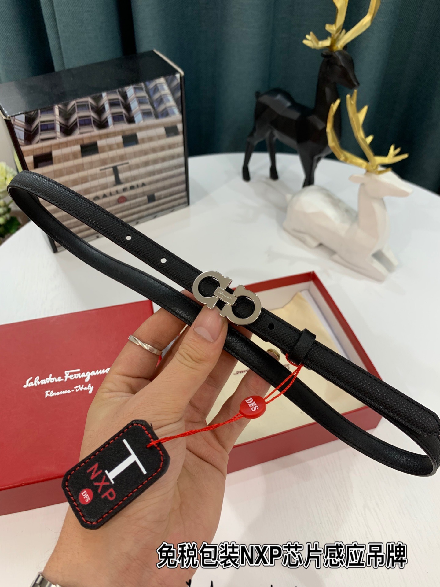 Streetwear Belt Ferragamo 319163 size:3.5cm - vstockx