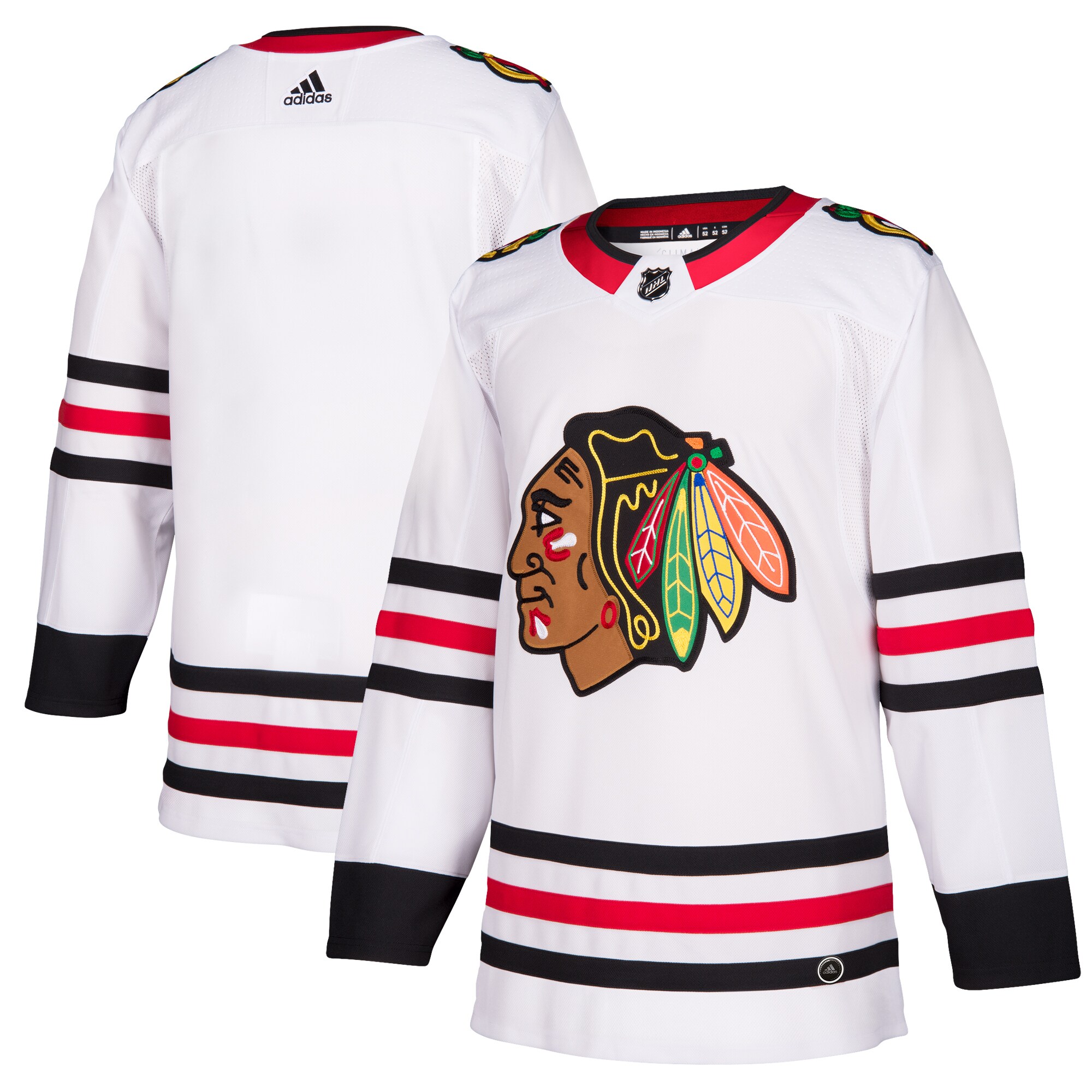 Chicago Blackhawks adidas Away Authentic Blank Jersey - White - vstockx