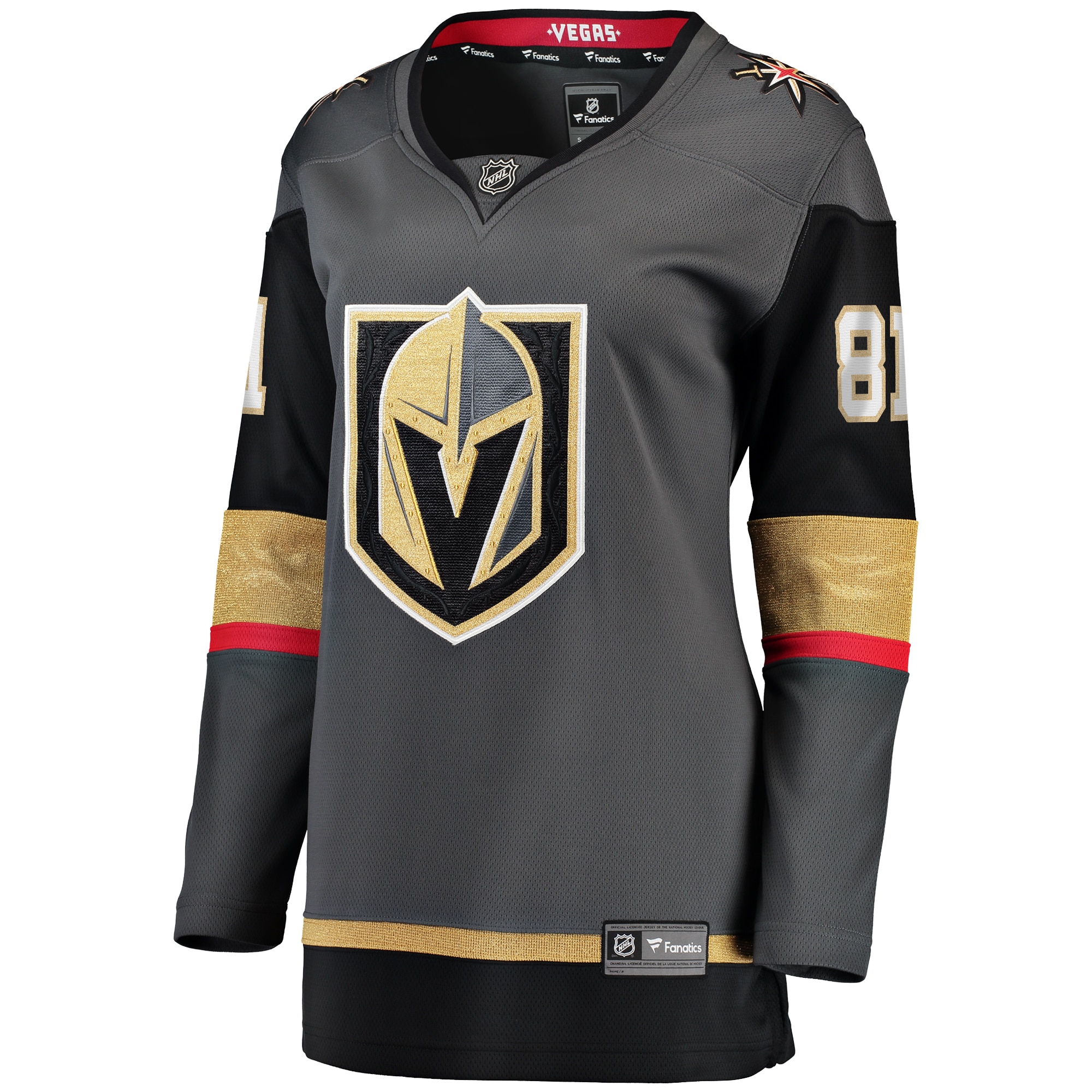 Jonathan Marchessault Vegas Golden Knights Fanatics Branded Women's Alternate Breakaway Player Jersey - Gray - vstockx