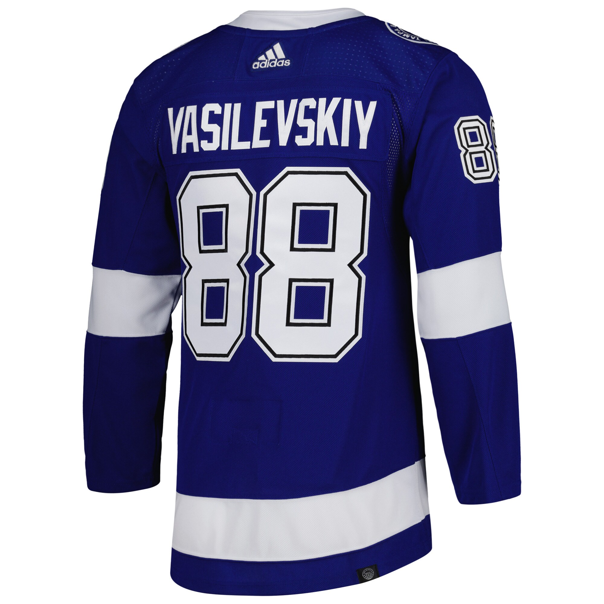 Andrei Vasilevskiy Tampa Bay Lightning adidas Primegreen Authentic Pro Player Jersey - Blue - vstockx