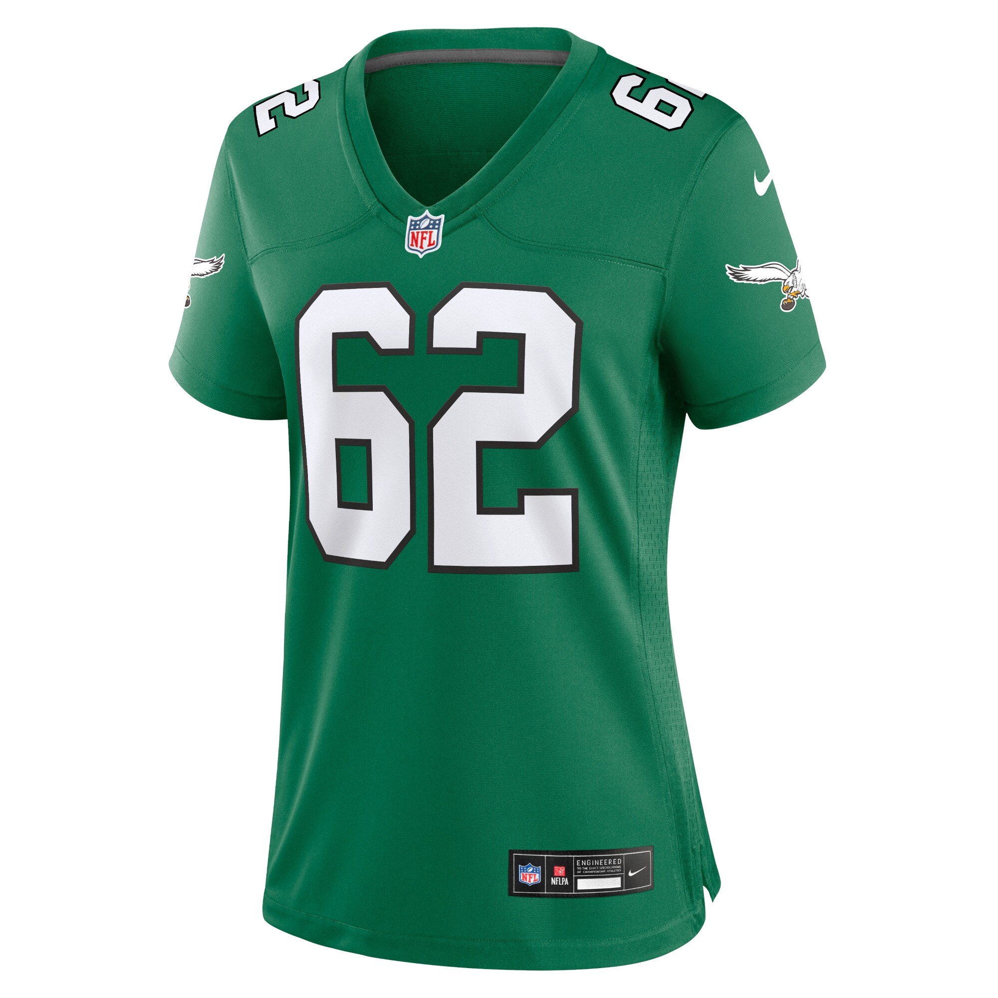 Jason Kelce Philadelphia Eagles Nike Women's Player Jersey - Kelly Green - vstockx