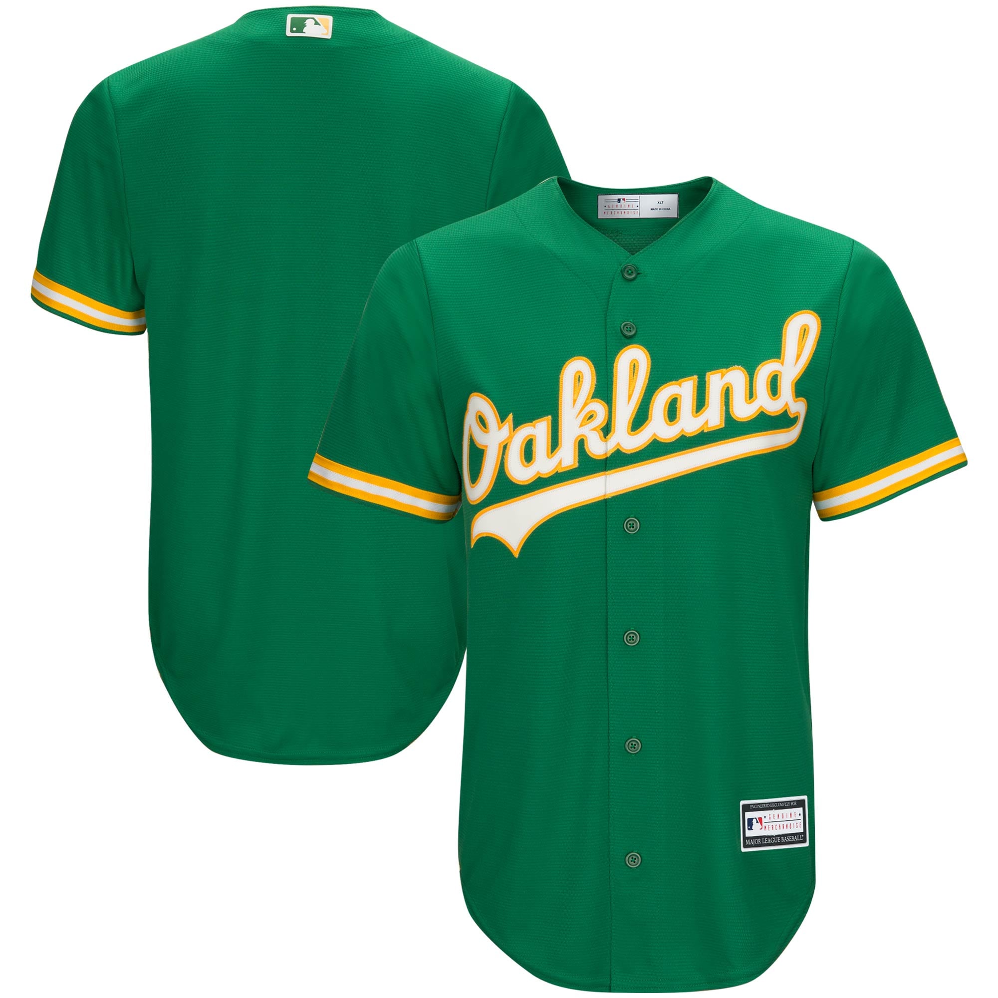Oakland Athletics Big & Tall Replica Team Jersey - Kelly Green - vstockx
