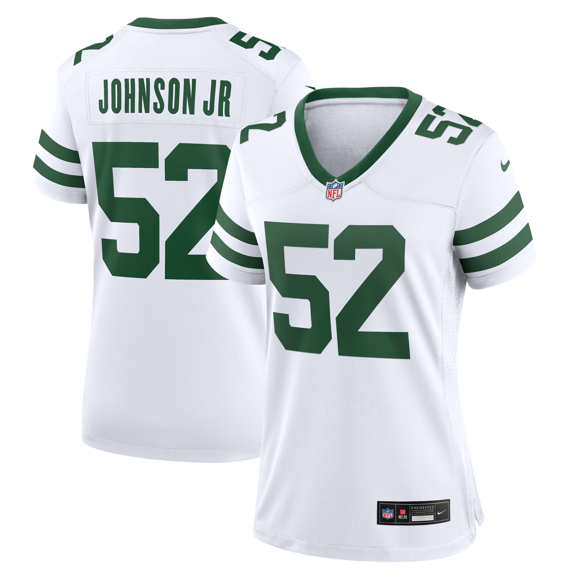 Jermaine Johnson II New York Jets Nike Women's Legacy Player Game Jersey - White - vstockx