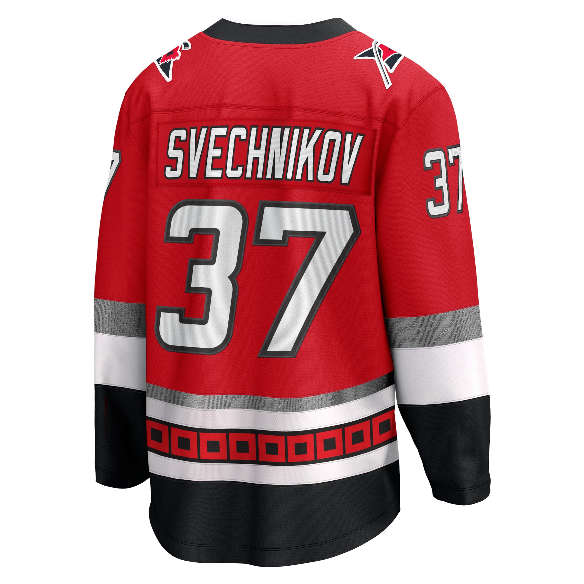 Andrei Svechnikov Carolina Hurricanes Fanatics Branded 25th Anniversary Premier Breakaway Player Jersey - Red - vstockx