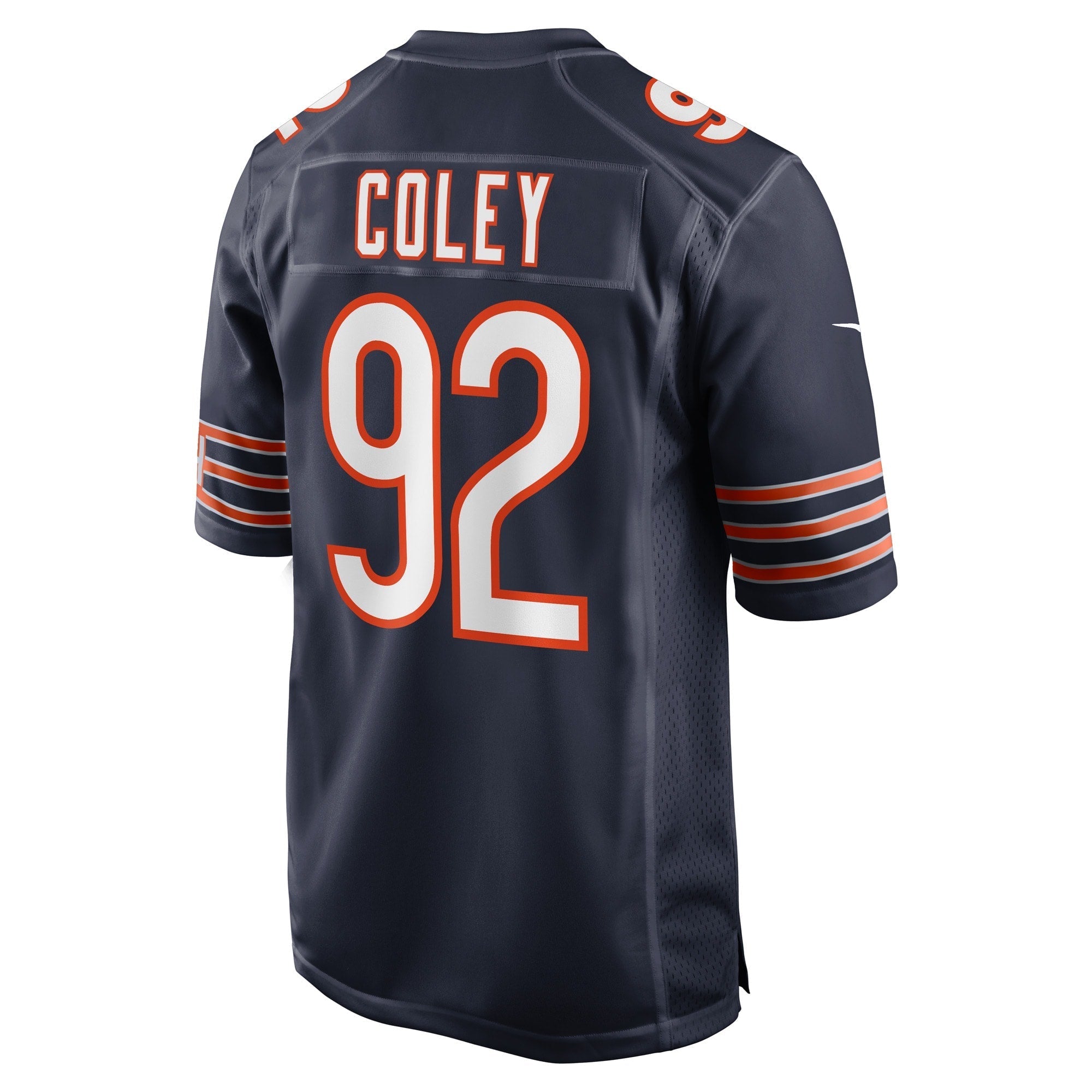 Men's Nike Trevon Coley Navy Chicago Bears Game Player Jersey - vstockx