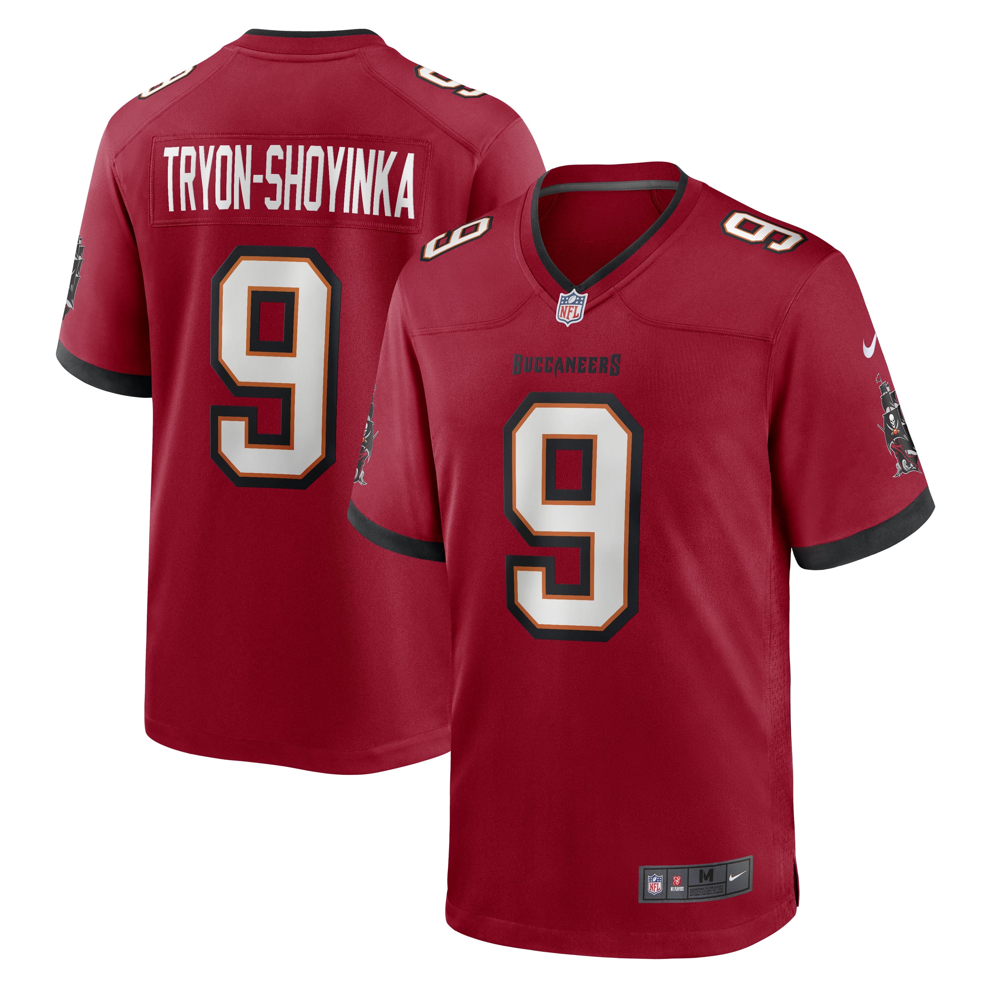 Men's Nike Joe Tryon-Shoyinka Red Tampa Bay Buccaneers Game Jersey - vstockx