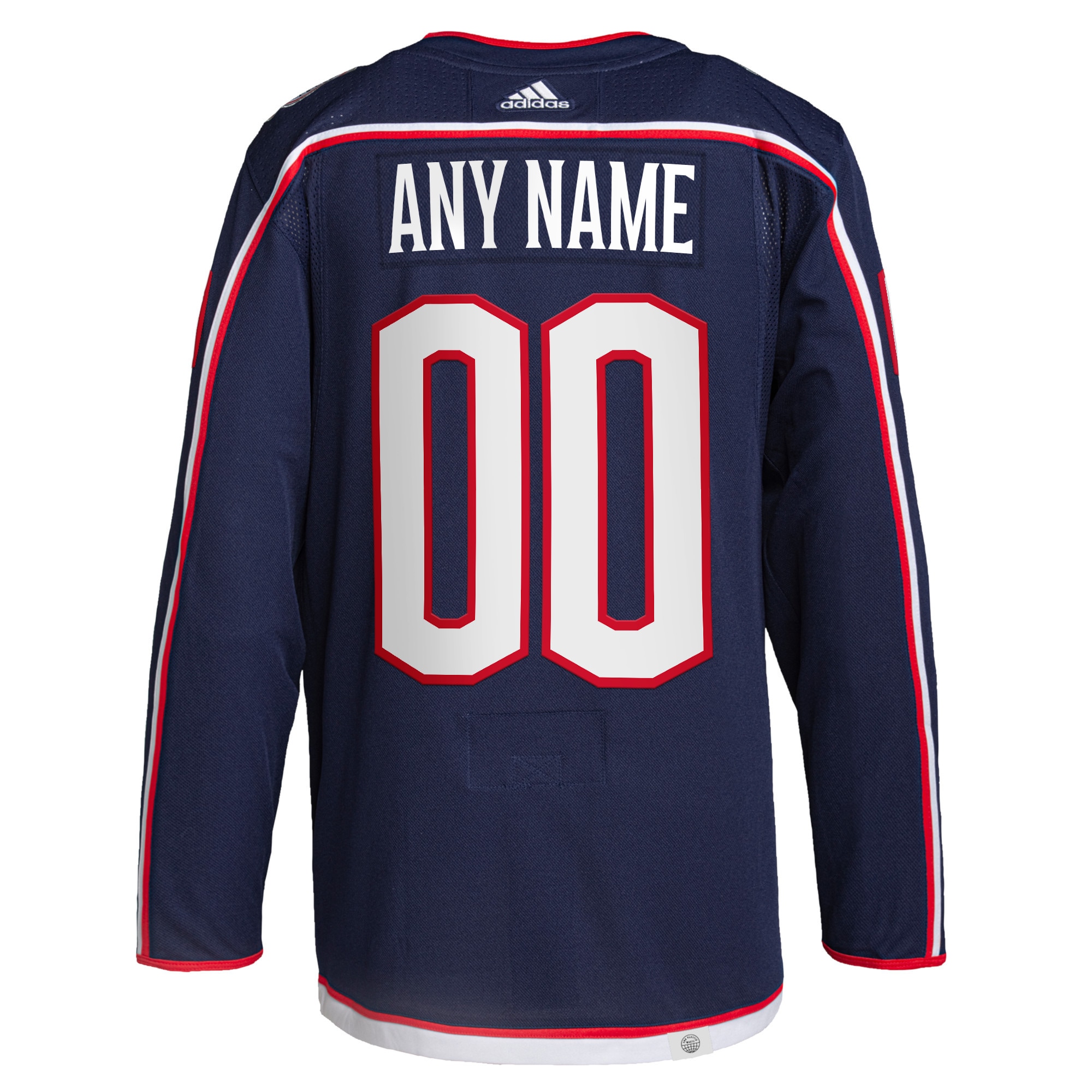 Columbus Blue Jackets adidas Home Primegreen Authentic Pro Custom Jersey - Navy - vstockx