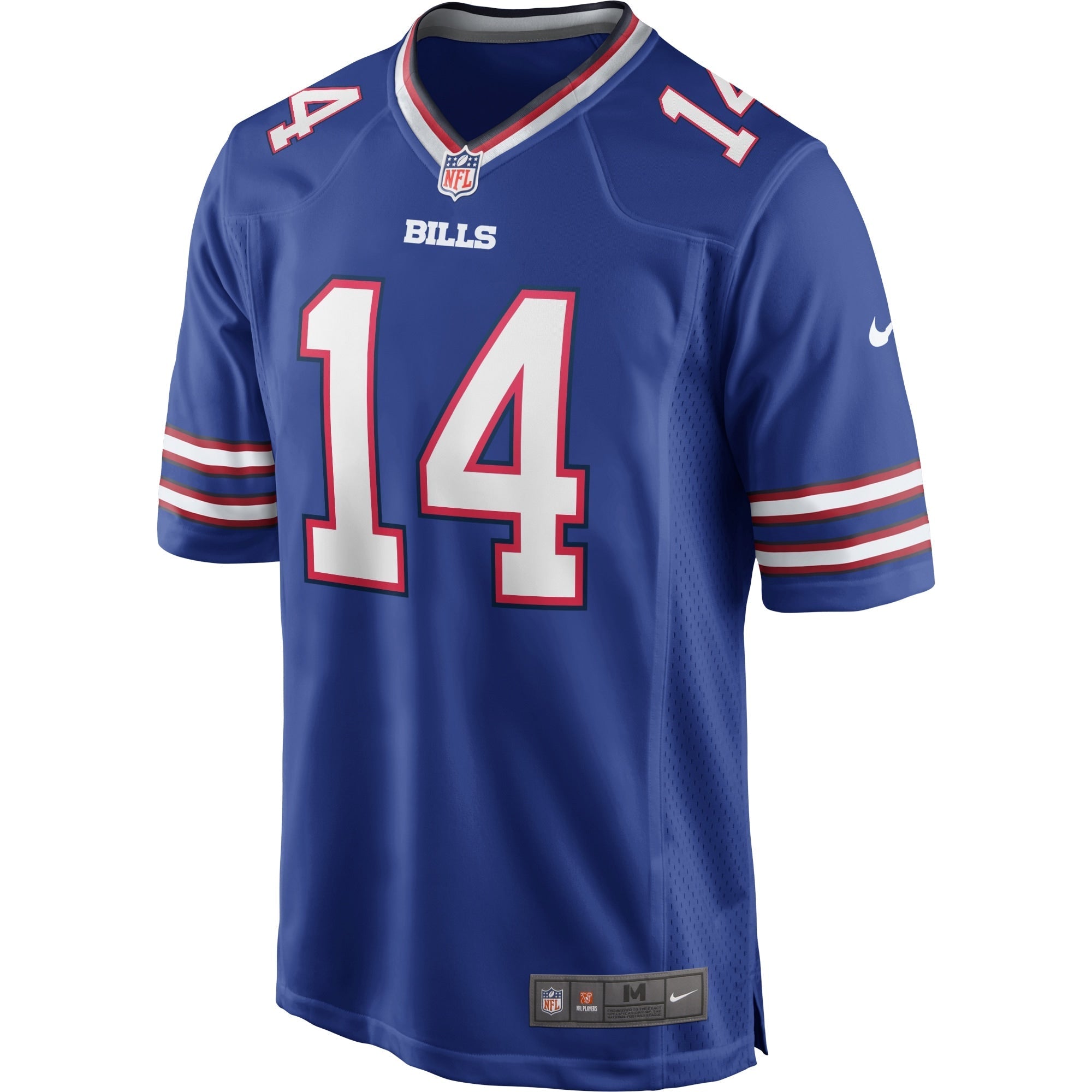 Men's Nike Stefon Diggs Royal Buffalo Bills Logo Game Player Jersey - vstockx