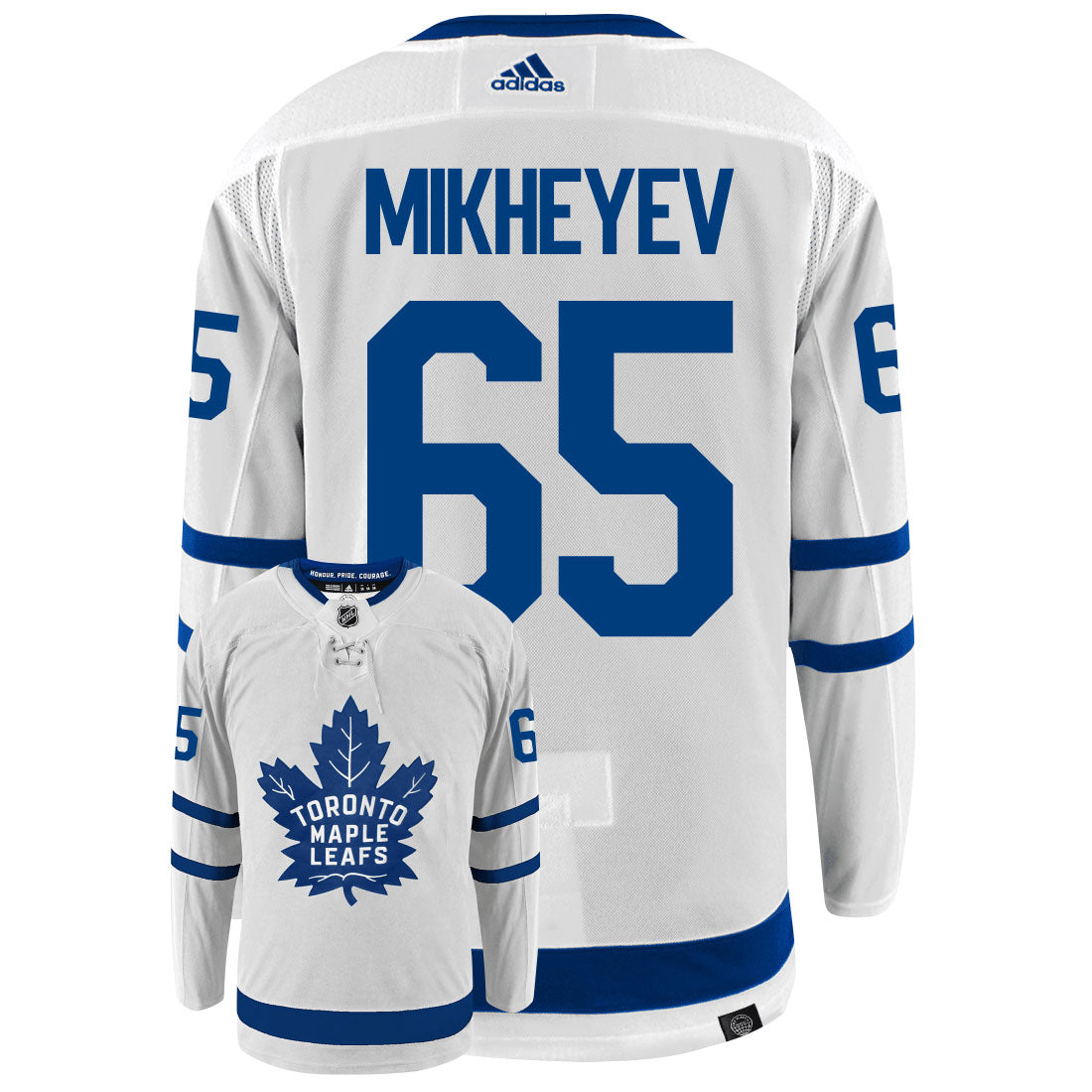 Ilya Mikheyev Toronto Maple Leafs Adidas Primegreen Authentic NHL Hockey Jersey - vstockx