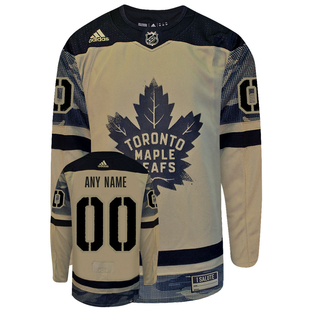 Customizable Toronto Maple Leafs Adidas Primegreen 2022 Camo Authentic Jersey - vstockx