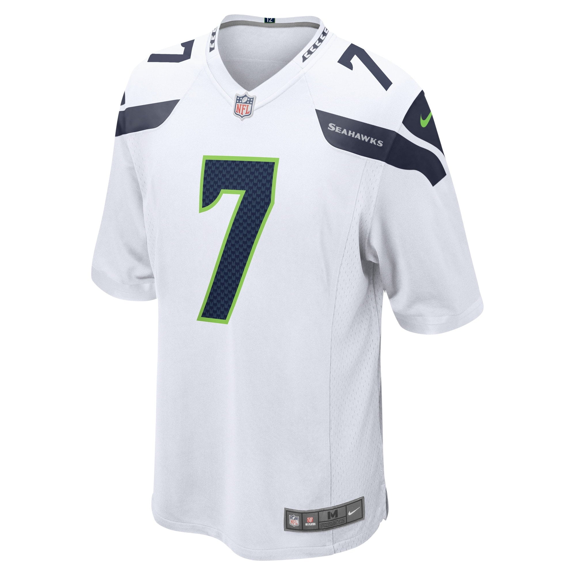 Men's Nike Geno Smith White Seattle Seahawks Game Player Jersey - vstockx