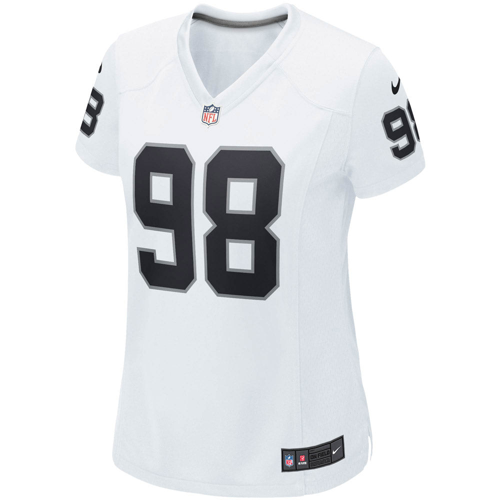 Women's Las Vegas Raiders Maxx Crosby Game Jersey White - vstockx