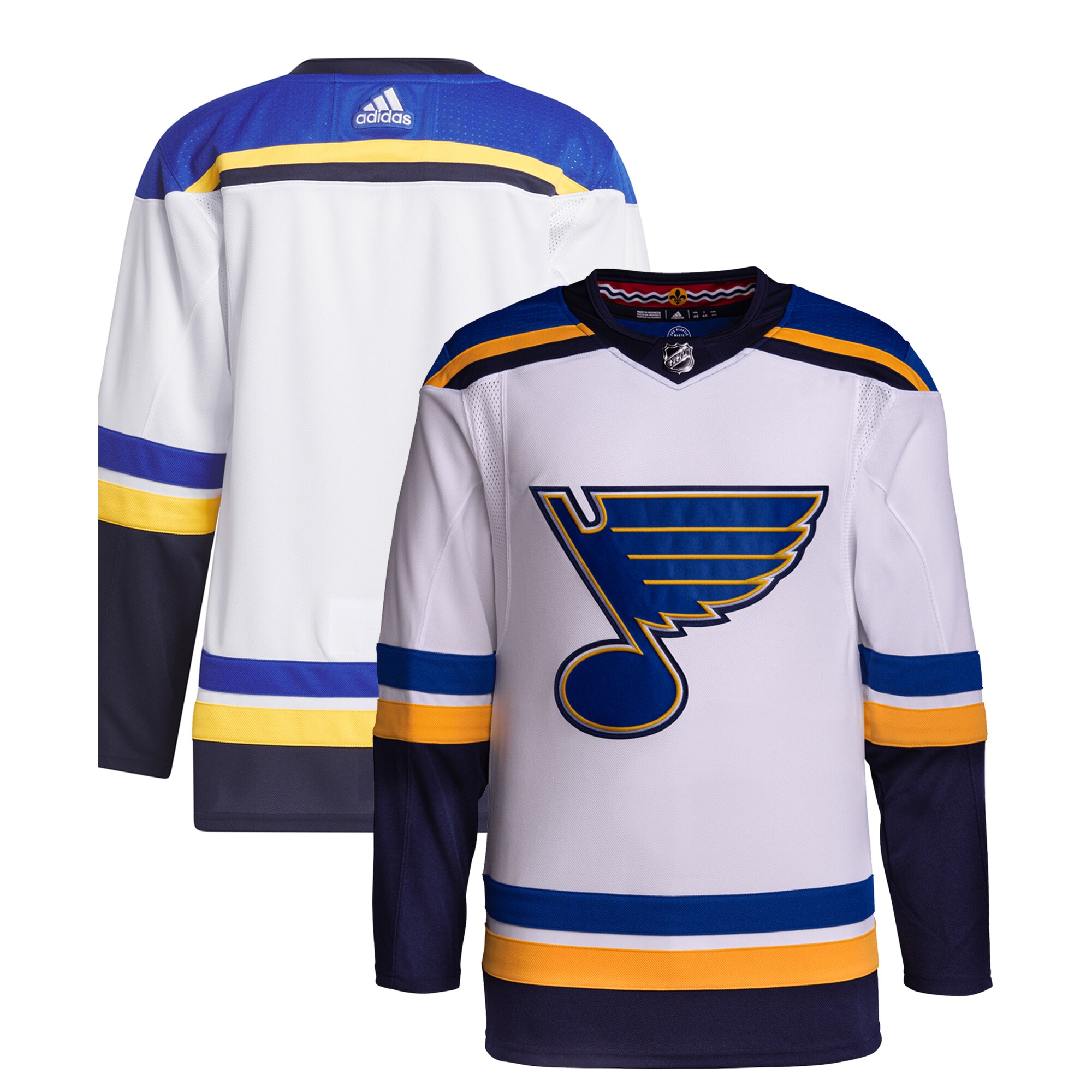 St. Louis Blues adidas Away Primegreen Authentic Pro Jersey White - vstockx