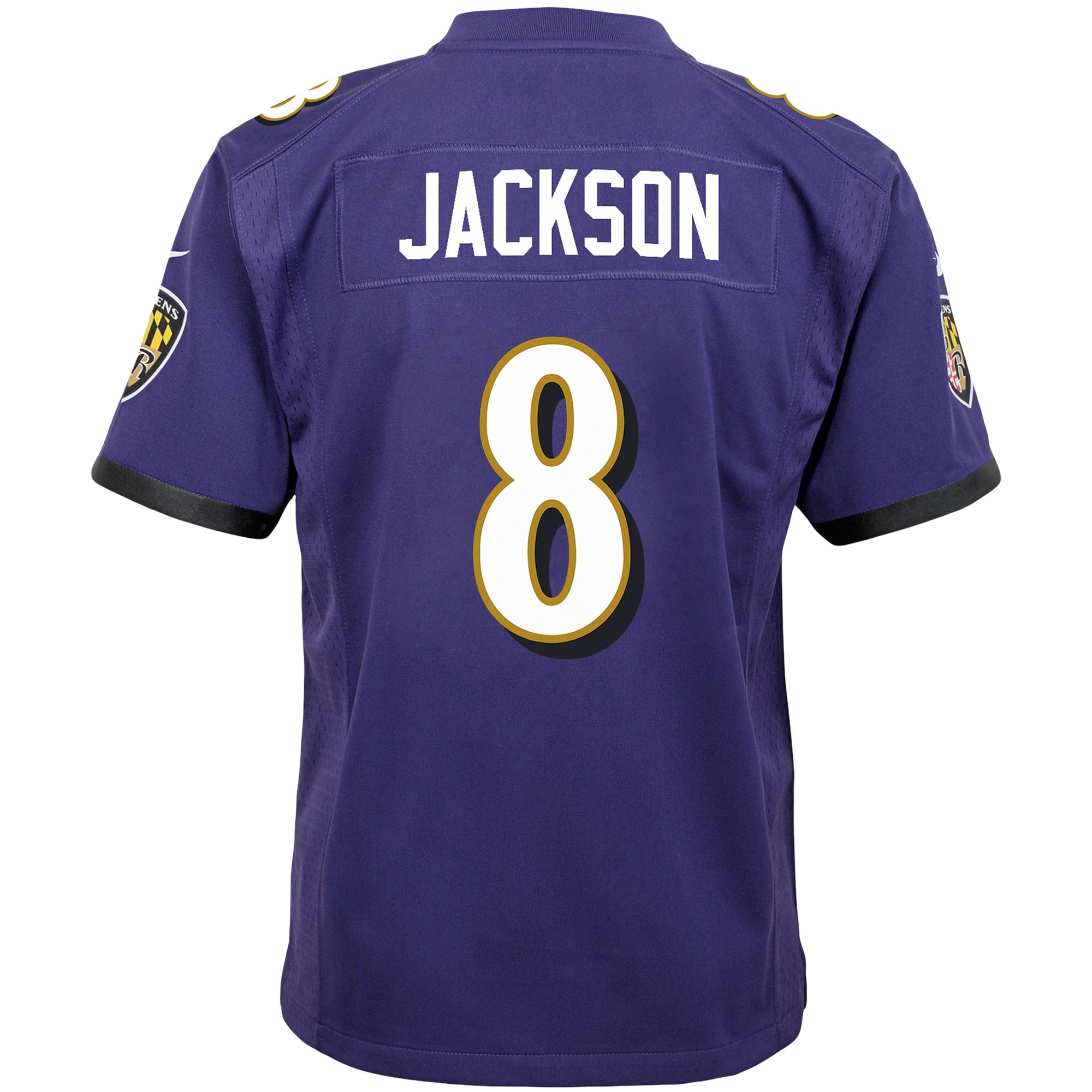 Lamar Jackson Baltimore Ravens Nike Youth Game Jersey - Purple - vstockx