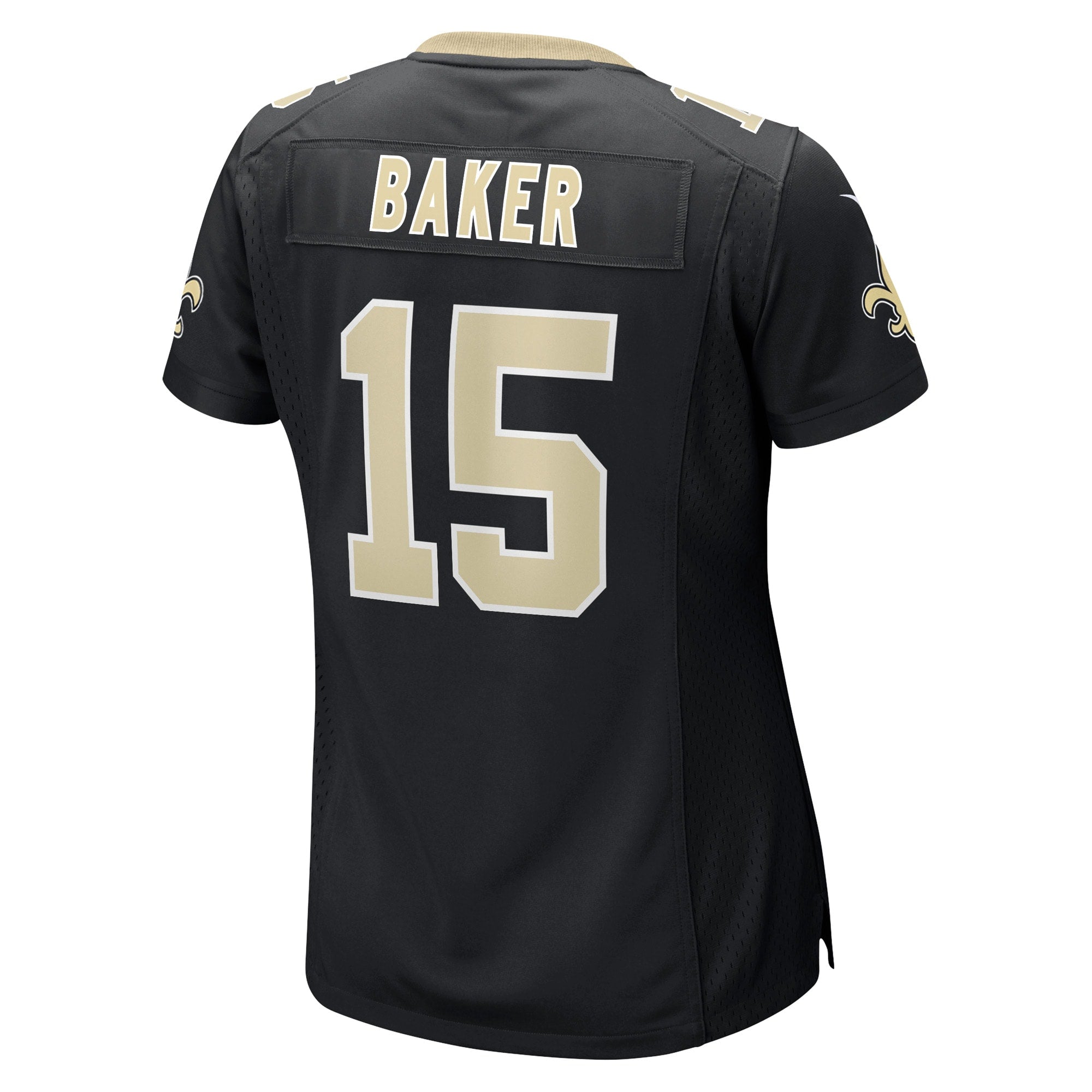 Women's Nike Kawaan Baker Black New Orleans Saints Game Player Jersey - vstockx