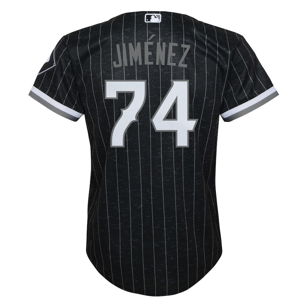 Youth Chicago White Sox Eloy Jimenez City Connect Replica Jersey - Black - vstockx