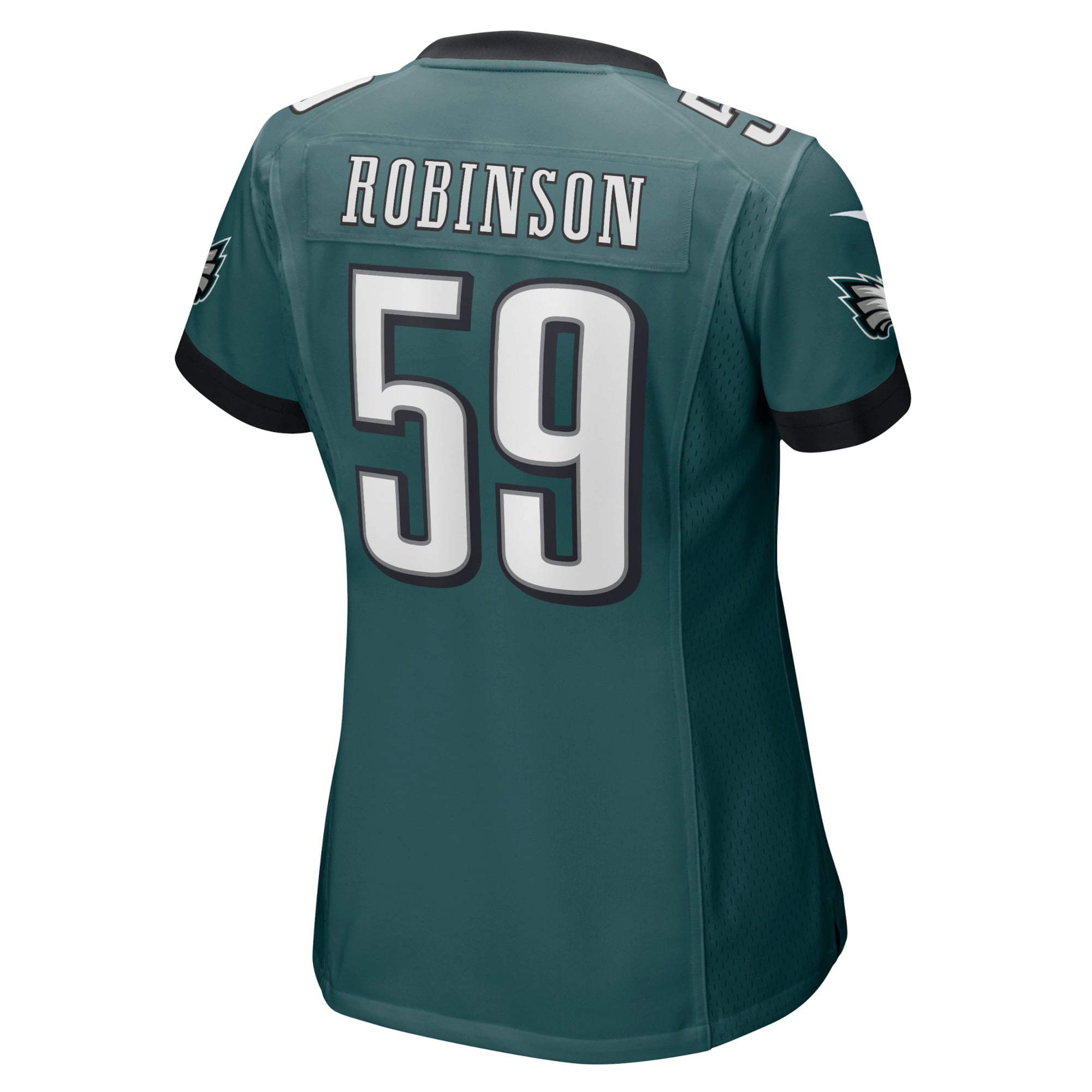 Women's Nike Janarius Robinson Midnight Green Philadelphia Eagles Home Game Player Jersey - vstockx