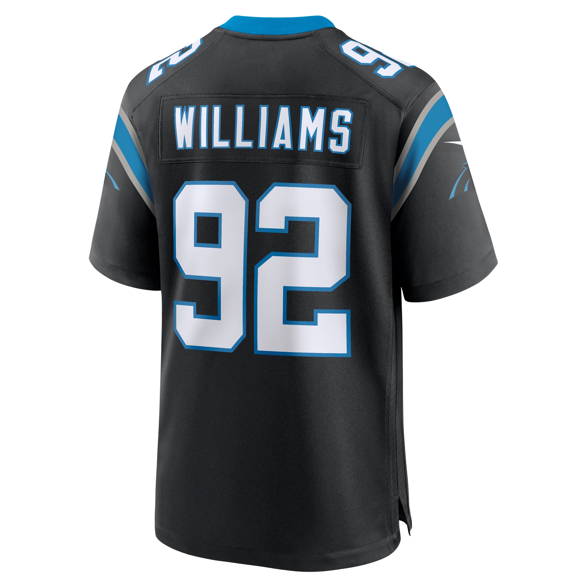 Raequan Williams Carolina Panthers Nike Team Game Jersey - Black - vstockx