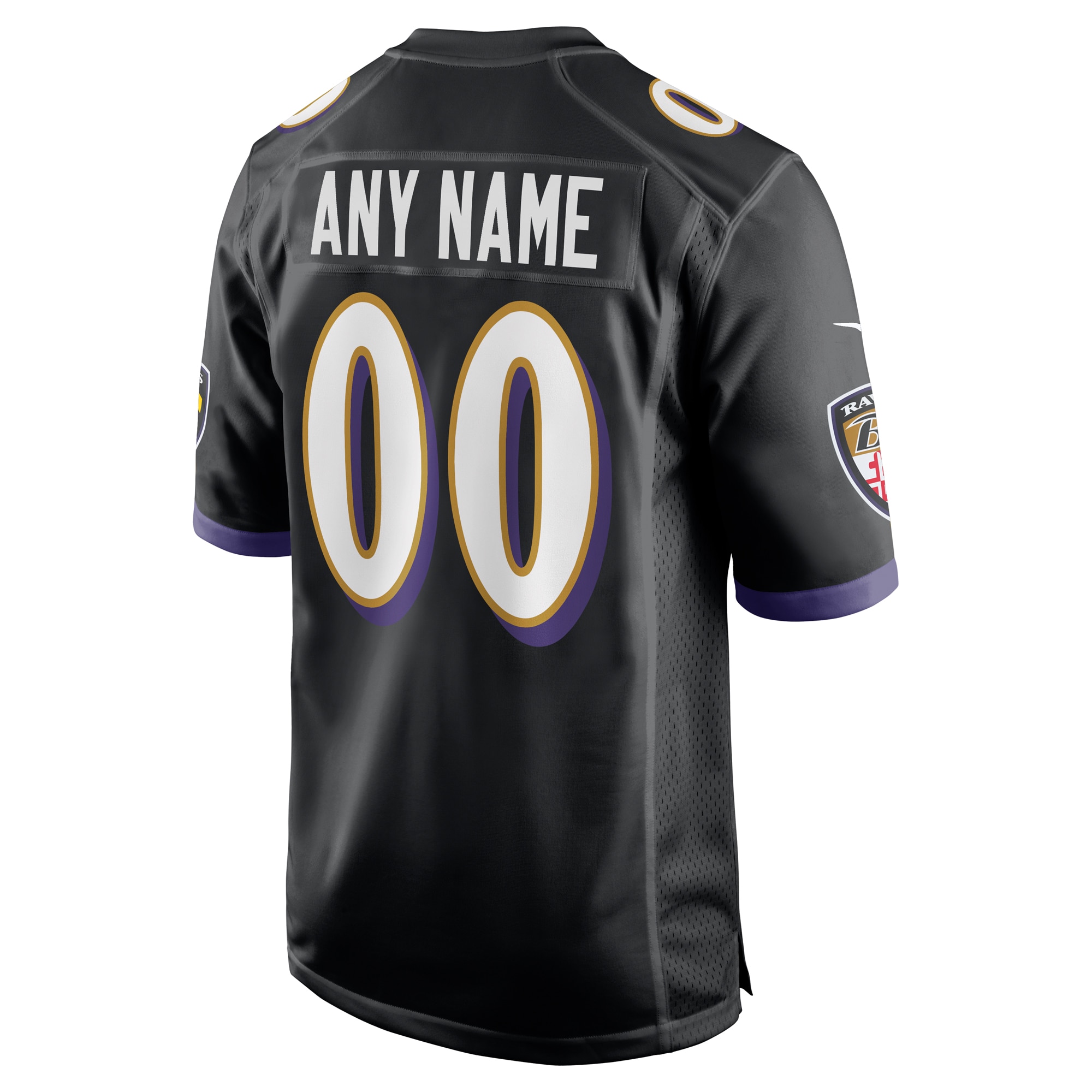 Baltimore Ravens Nike Youth Game Custom Jersey - Black - vstockx