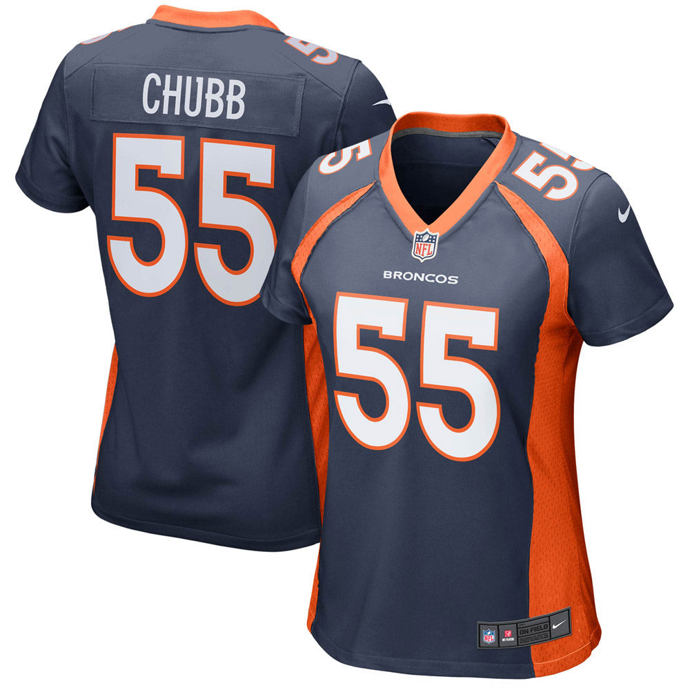 Women's Denver Broncos Bradley Chubb Game Jersey Navy - vstockx