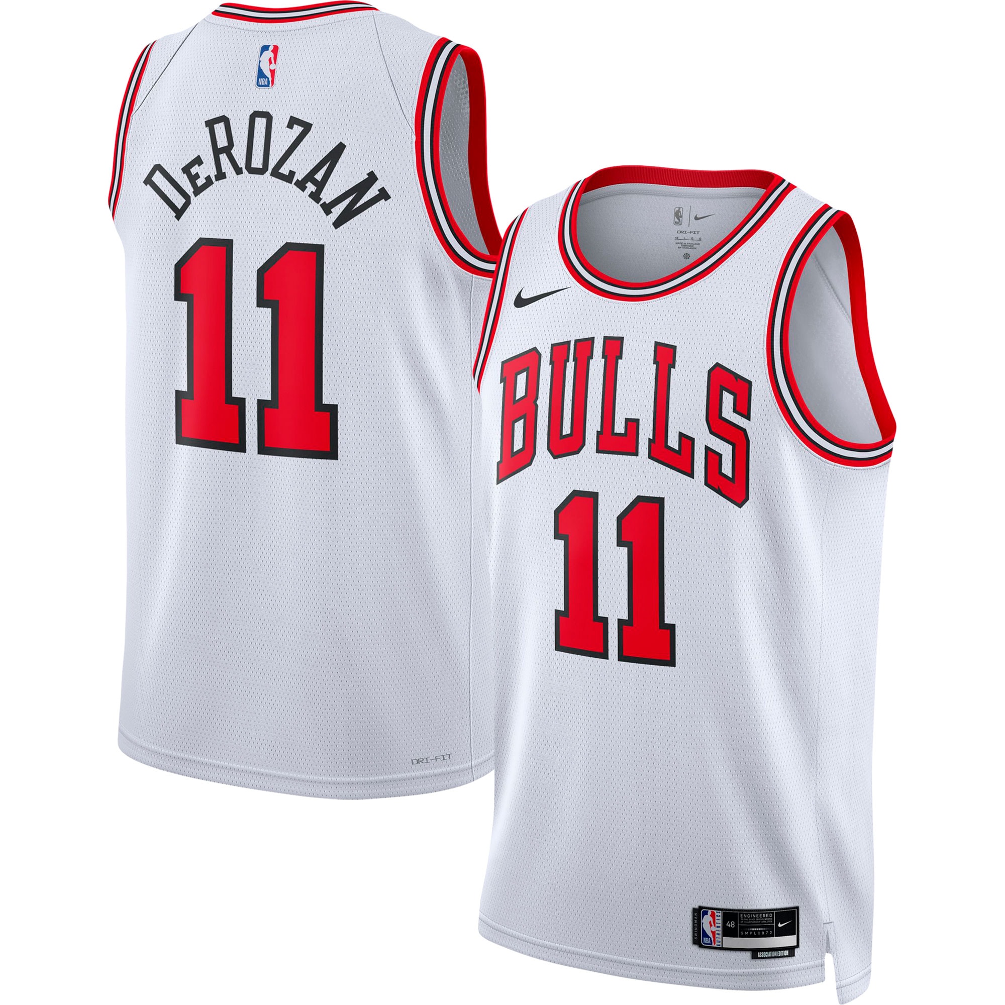 DeMar DeRozan Chicago Bulls Nike Unisex 2022/23 Swingman Player Jersey White - Association Edition - vstockx