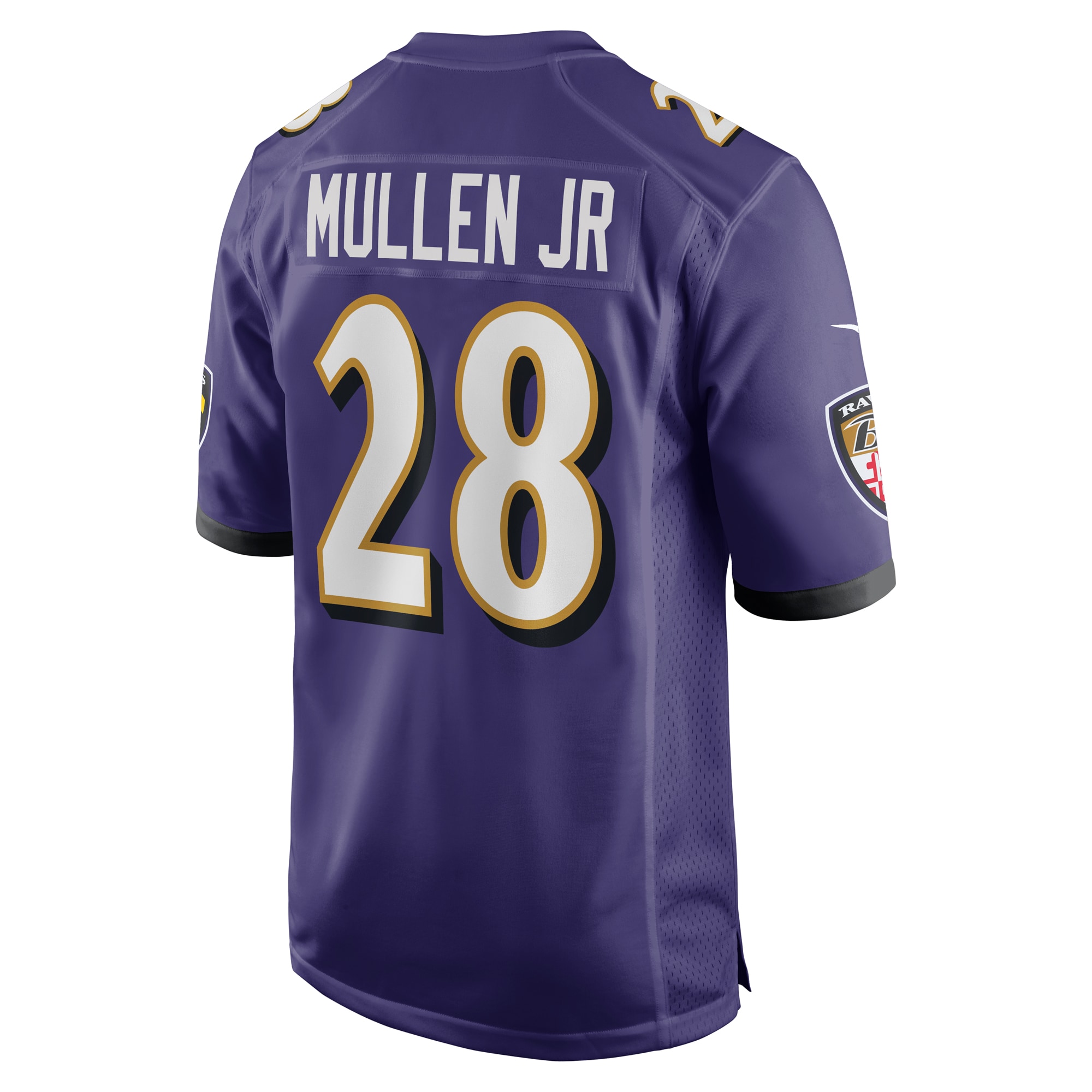 Trayvon Mullen Jr. Baltimore Ravens Nike Team Game Jersey - Purple - vstockx