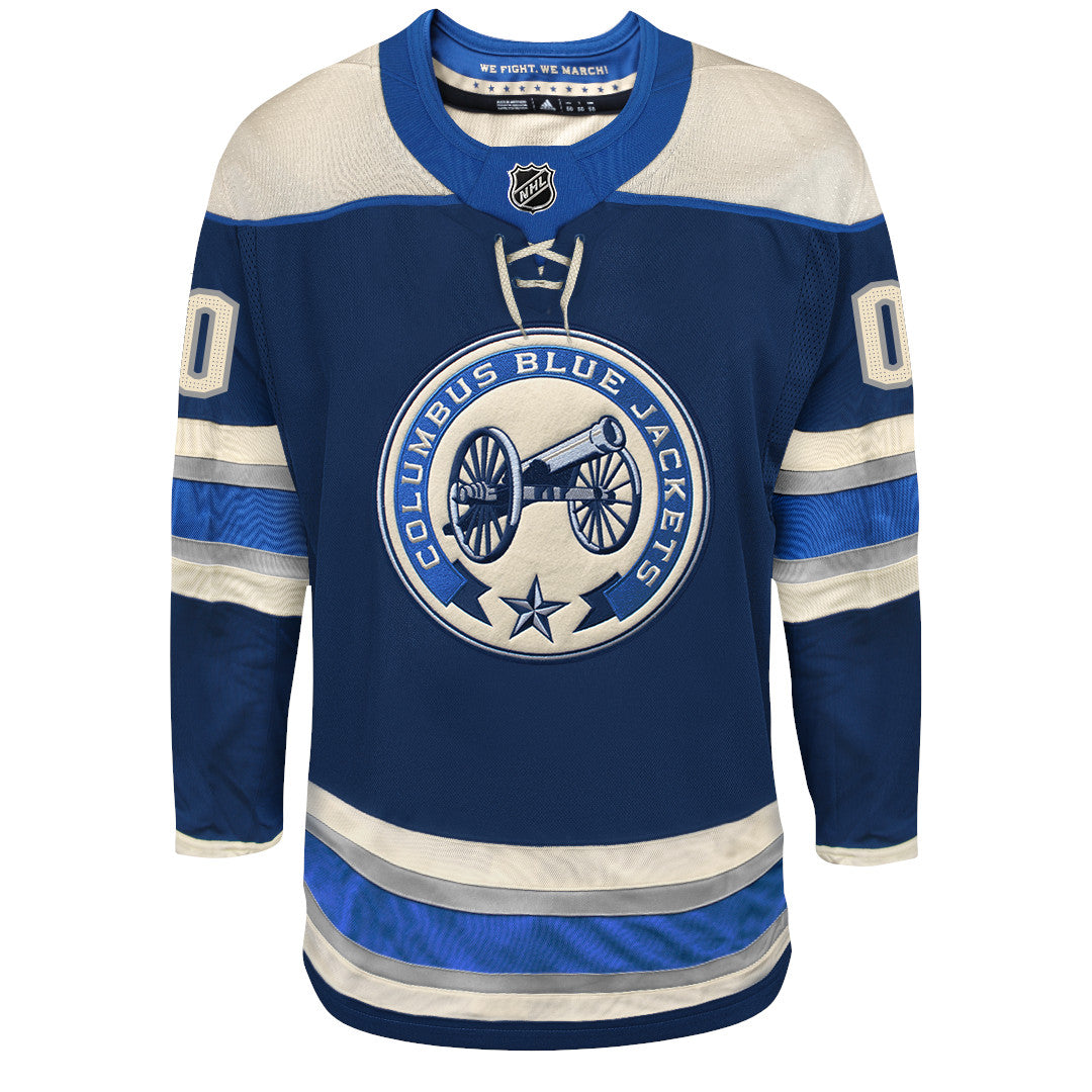 Customizable Columbus Blue Jackets Adidas Primegreen Authentic NHL Hockey Jersey - vstockx