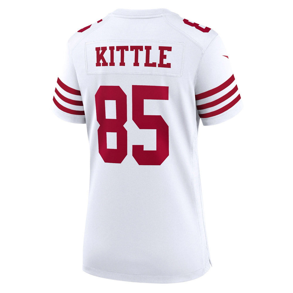 Women's San Francisco 49ers George Kittle Player Game Jersey White - vstockx
