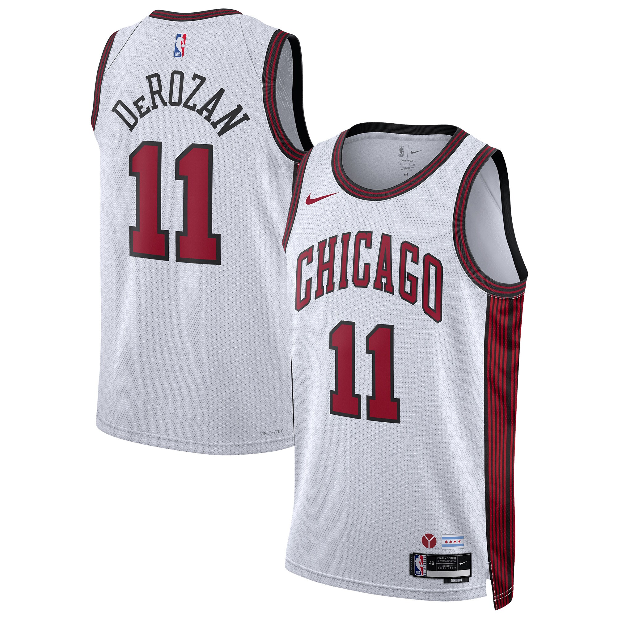 DeMar DeRozan Chicago Bulls Nike Unisex 2022/23 Swingman Jersey - City Edition - White - vstockx