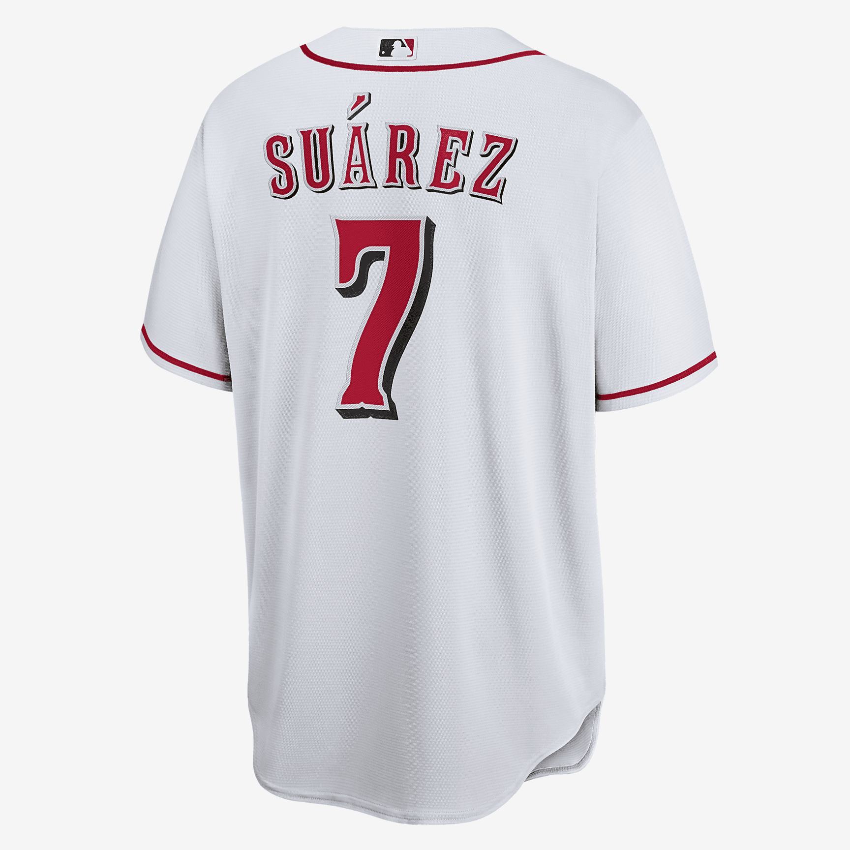 MLB Cincinnati Reds (Eugenio Suarez) Men's Replica Baseball Jersey - White - vstockx