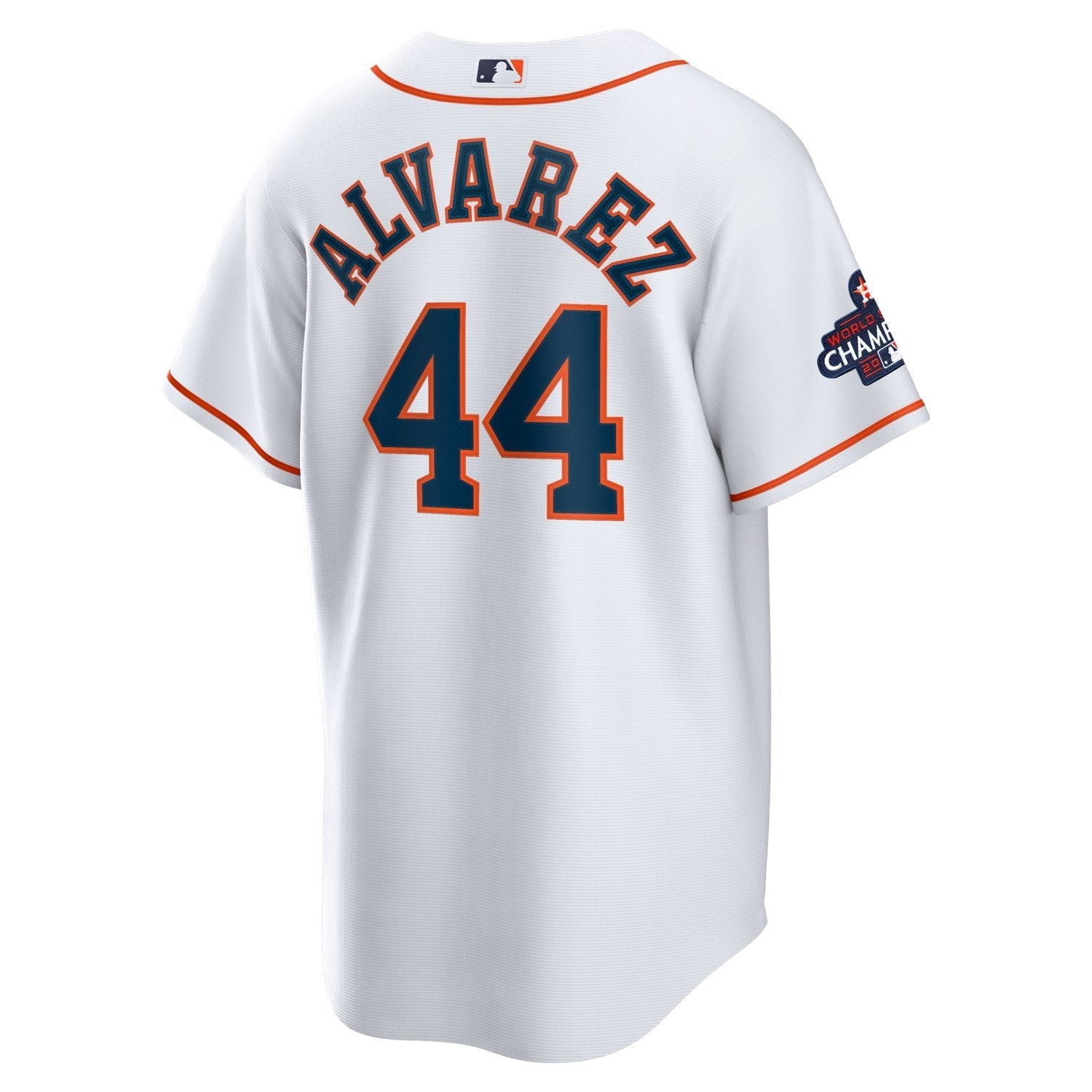 Nike Men's Houston Astros Yordan Alvarez 2022 World Series Champs Replica Jersey - vstockx