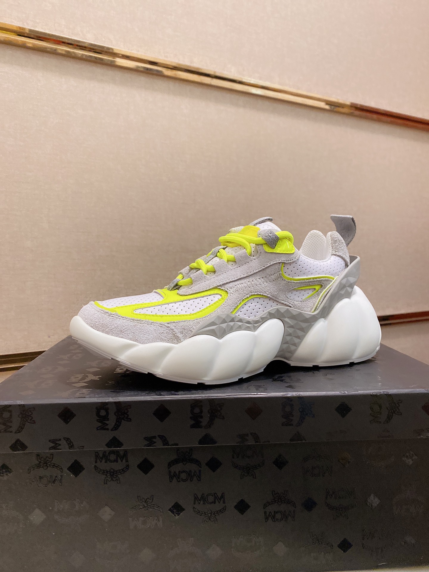 MCM Low Top Logo Lace-up Sneakers 11 - vstockx