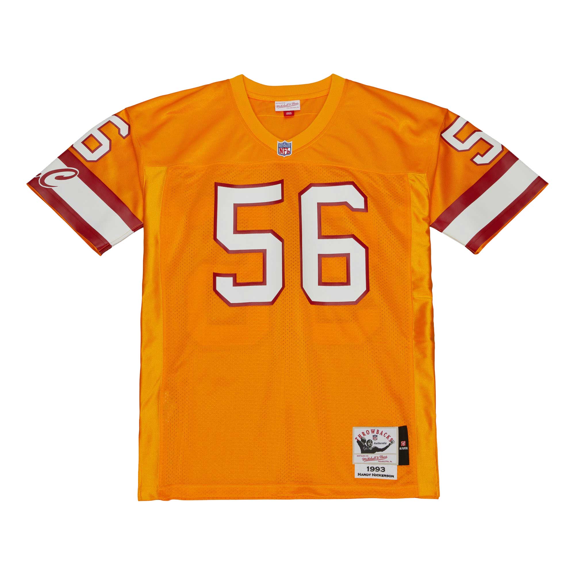 Hardy Nickerson Tampa Bay Buccaneers Mitchell & Ness 1993 Authentic Jersey - Orange - vstockx