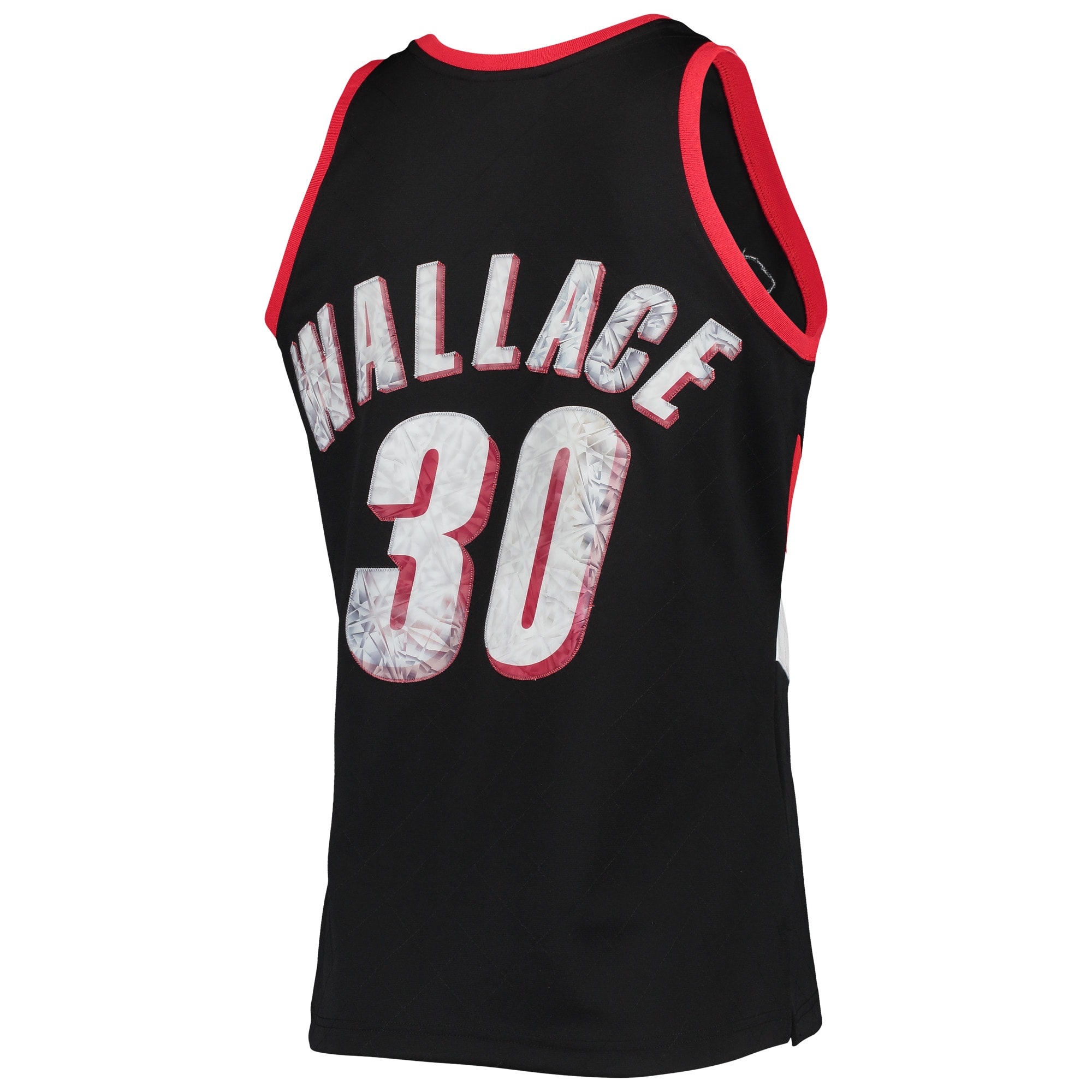Rasheed Wallace Portland Trail Blazers Mitchell & Ness 1996-97 Hardwood Classics NBA 75th Anniversary Diamond Swingman Jersey - Black - vstockx