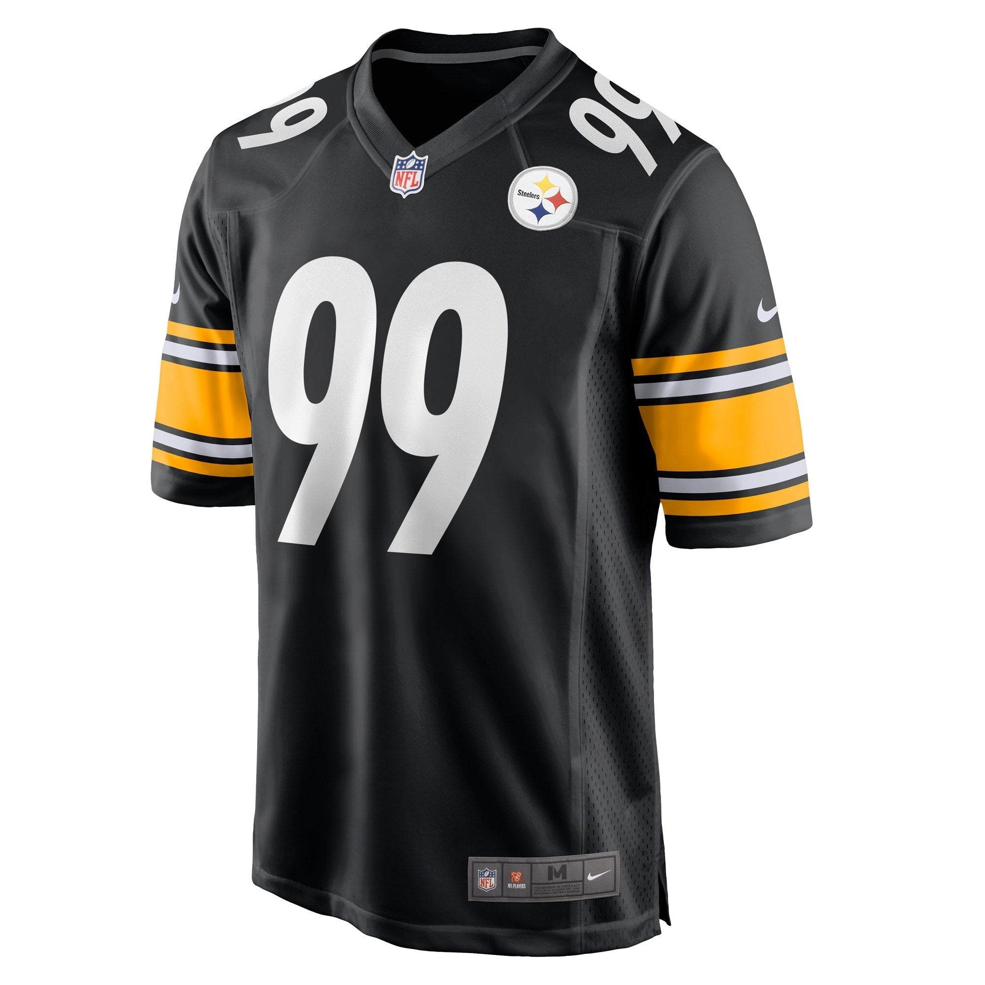Men's Nike Larry Ogunjobi Black Pittsburgh Steelers Game Player Jersey - vstockx