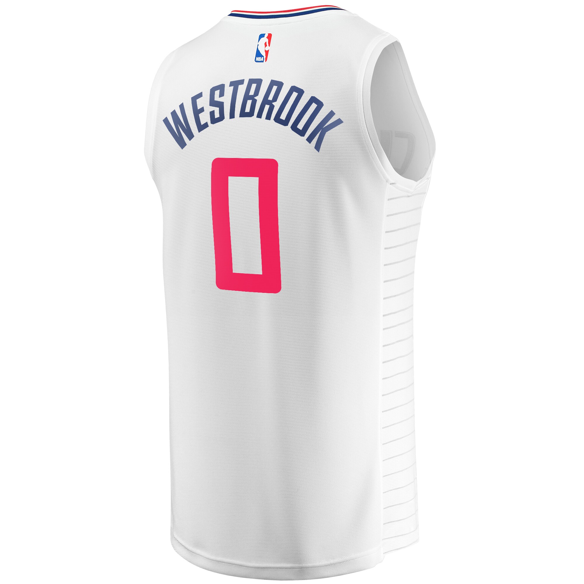 Russell Westbrook LA Clippers Fanatics Branded Fast Break Player Jersey - Association Edition - White - vstockx