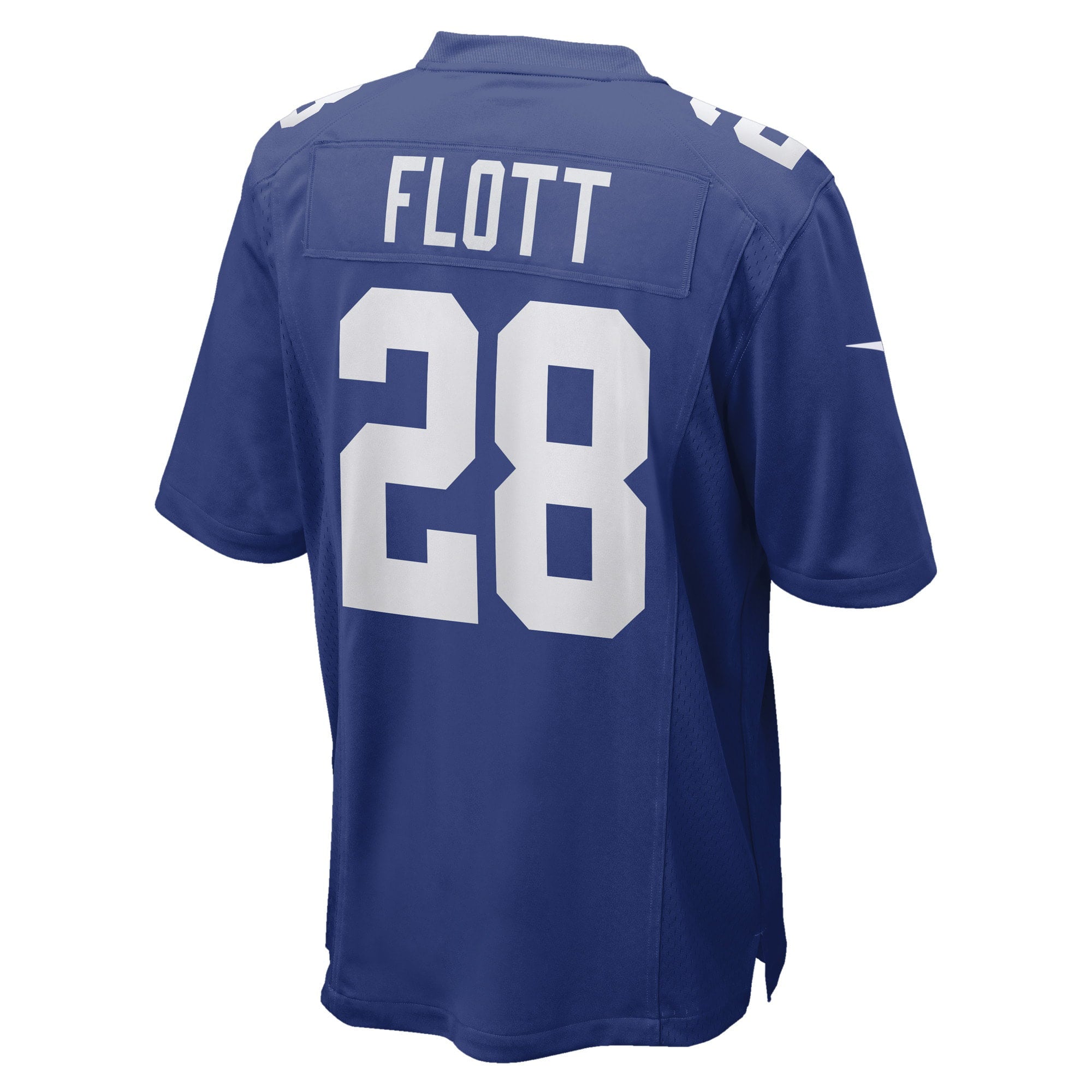 Men's Nike Cor'Dale Flott Royal New York Giants Game Player Jersey - vstockx