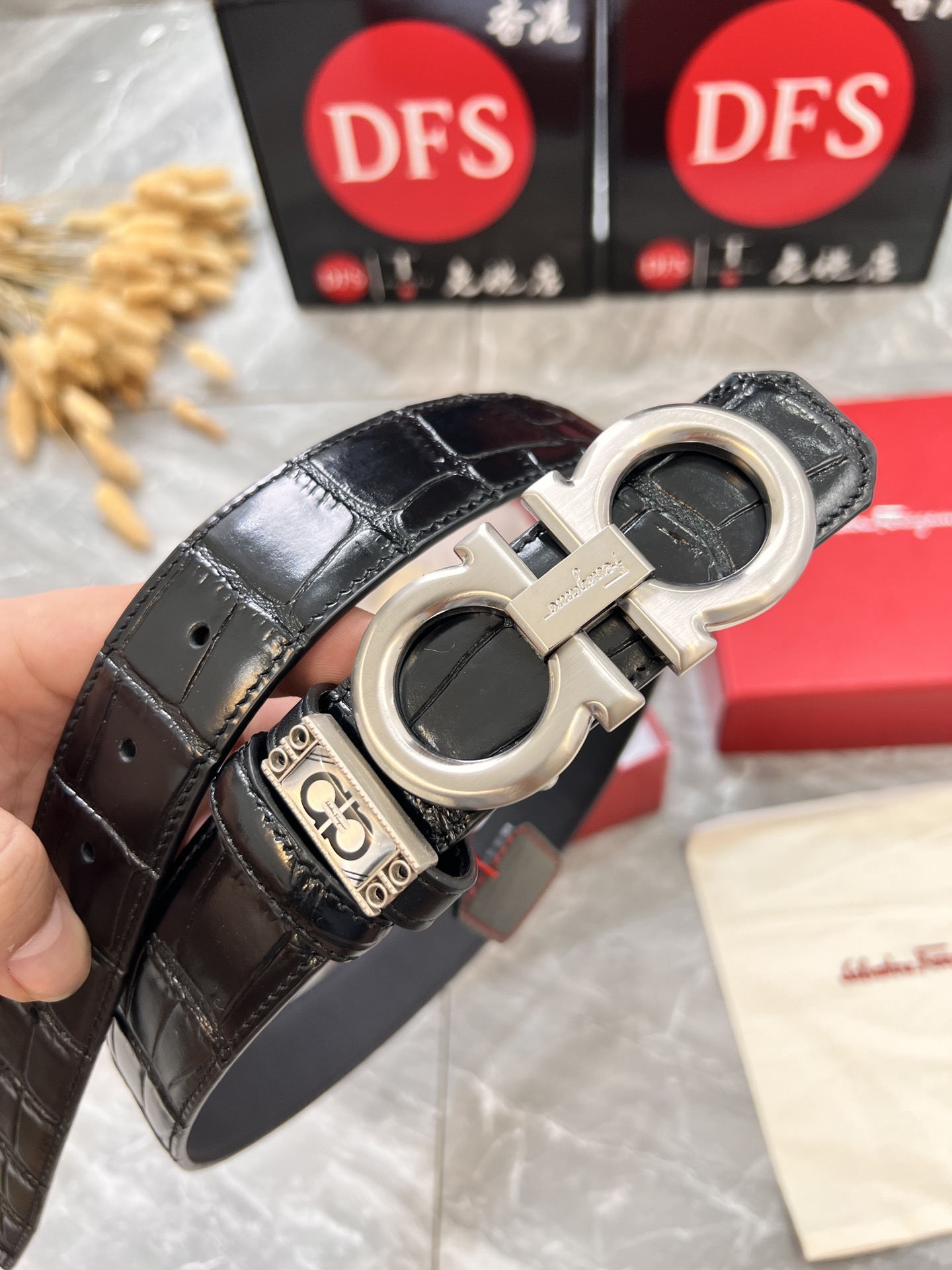 Streetwear Belt Ferragamo 319965 size:3.5cm - vstockx