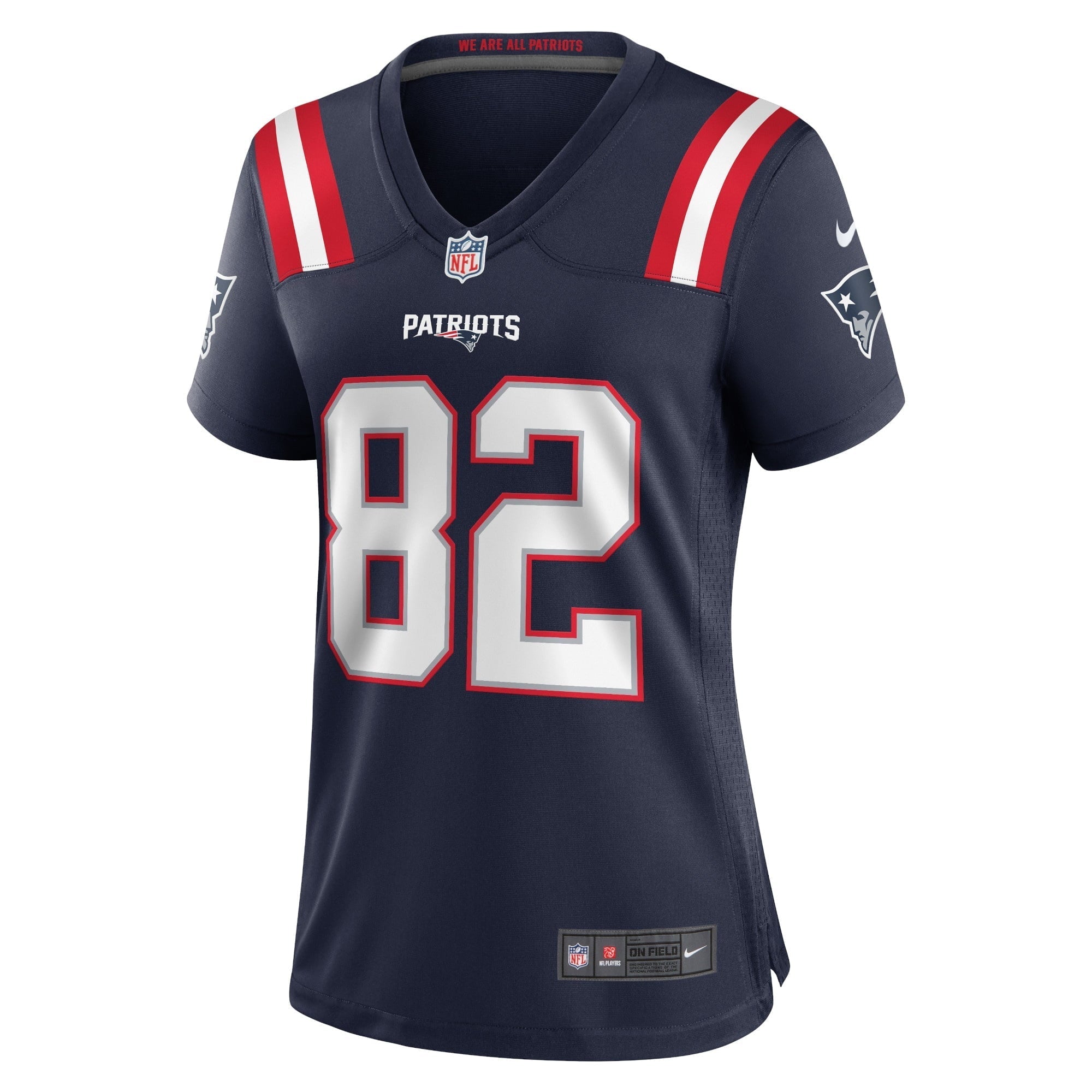 Women's Nike Tre Nixon Navy New England Patriots Player Game Jersey - vstockx