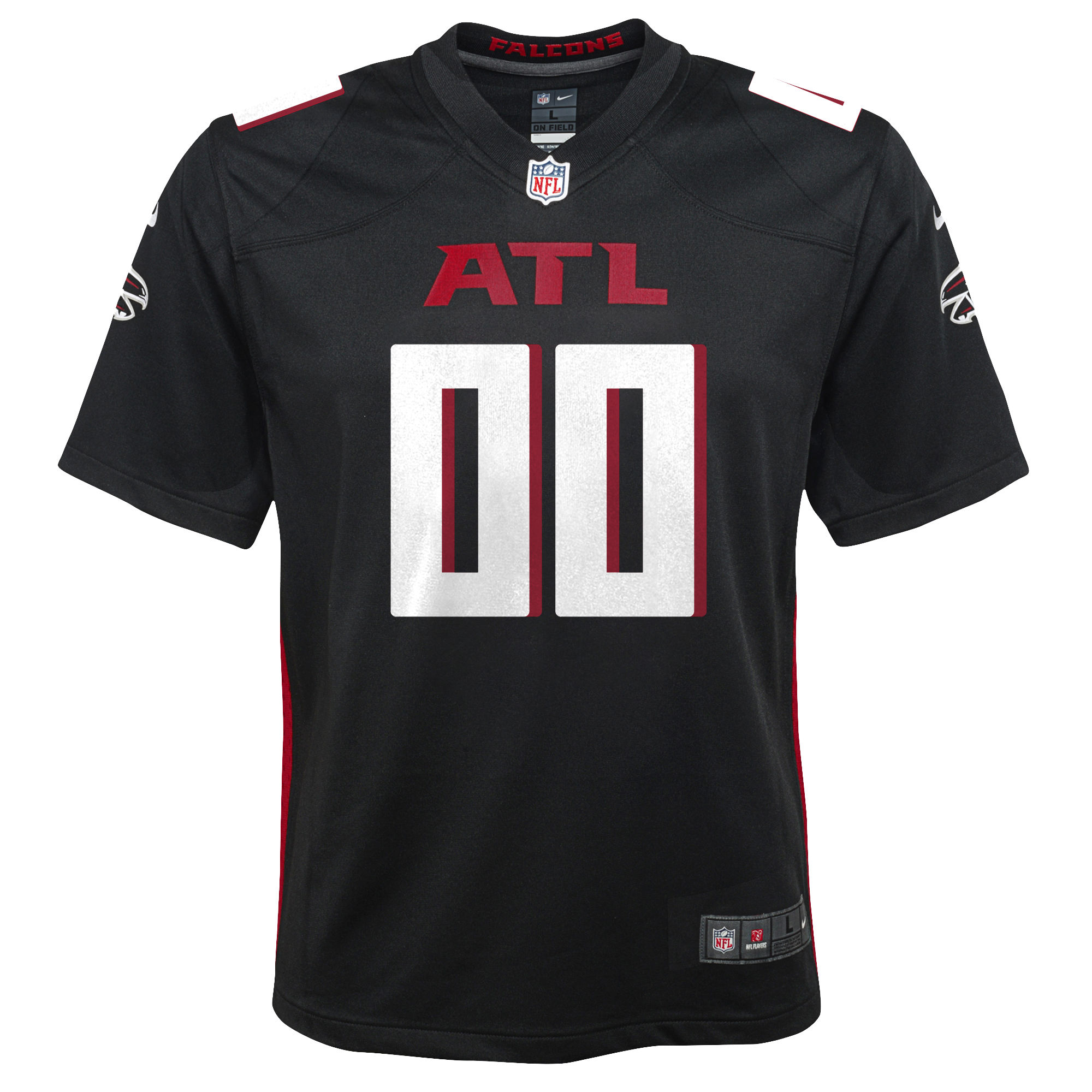 Atlanta Falcons Nike Youth Custom Game Jersey - Black - vstockx