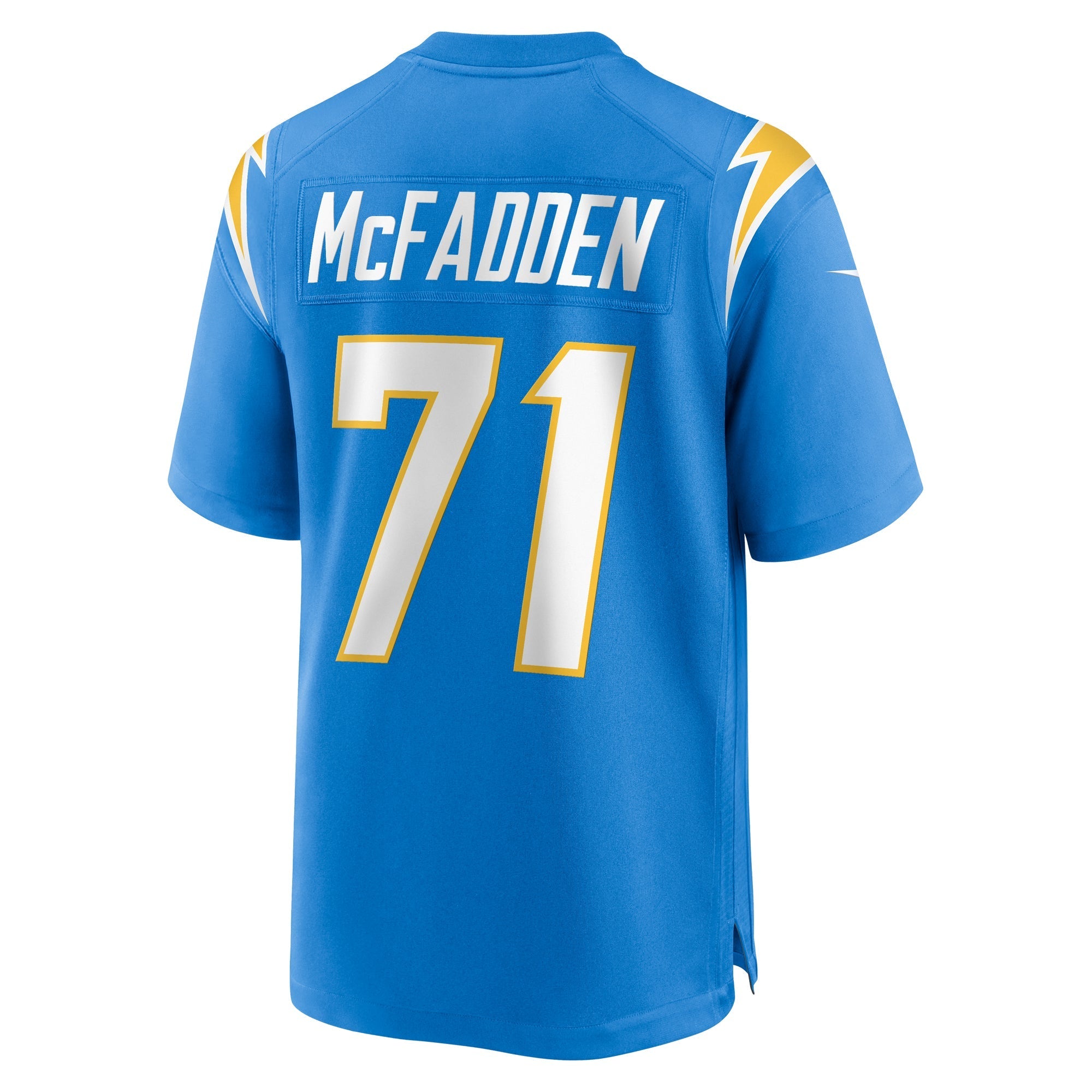 Men's Nike Jordans McFadden Powder Blue Los Angeles Chargers Team Game Jersey - vstockx