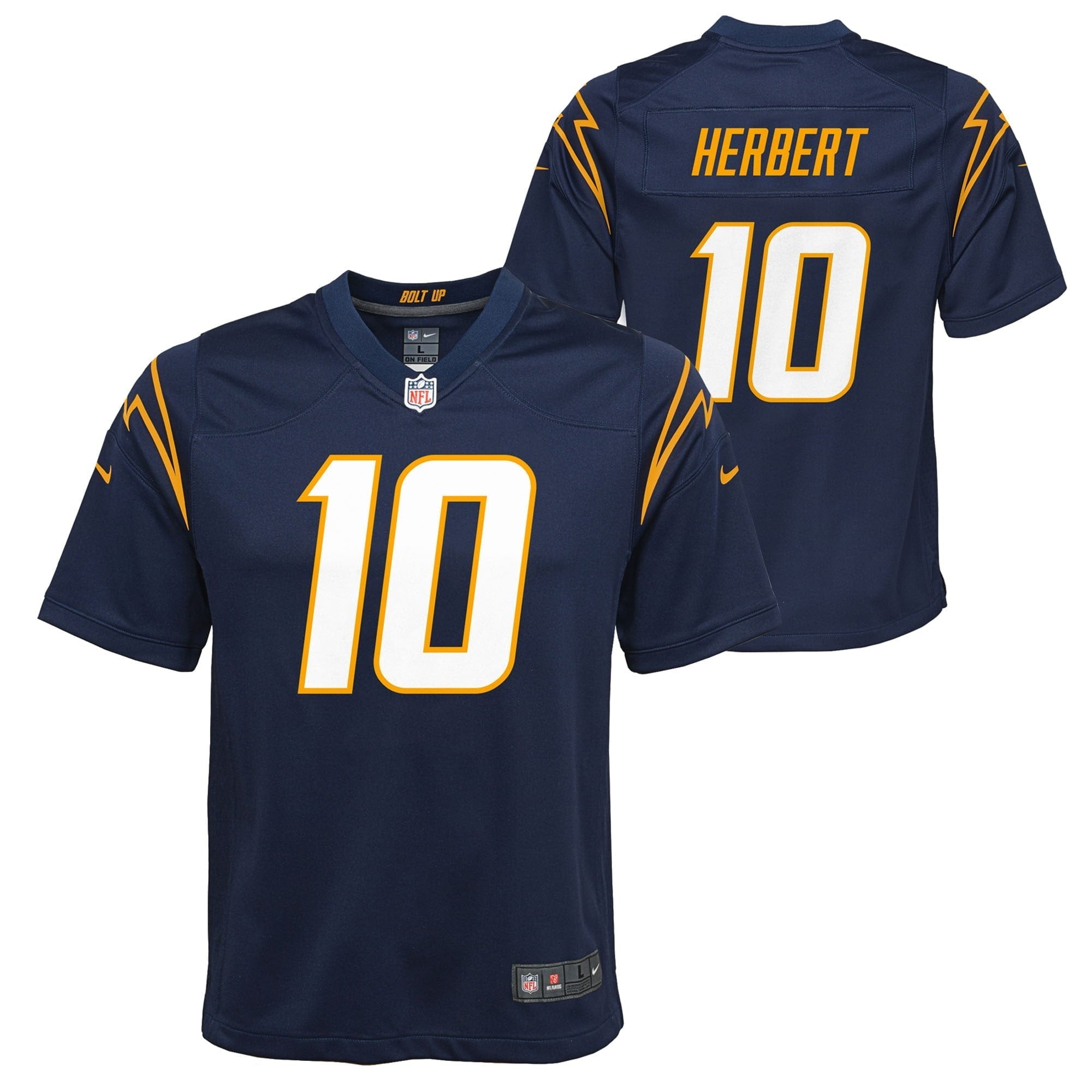 Youth Nike Justin Herbert Navy Los Angeles Chargers Game Jersey - vstockx