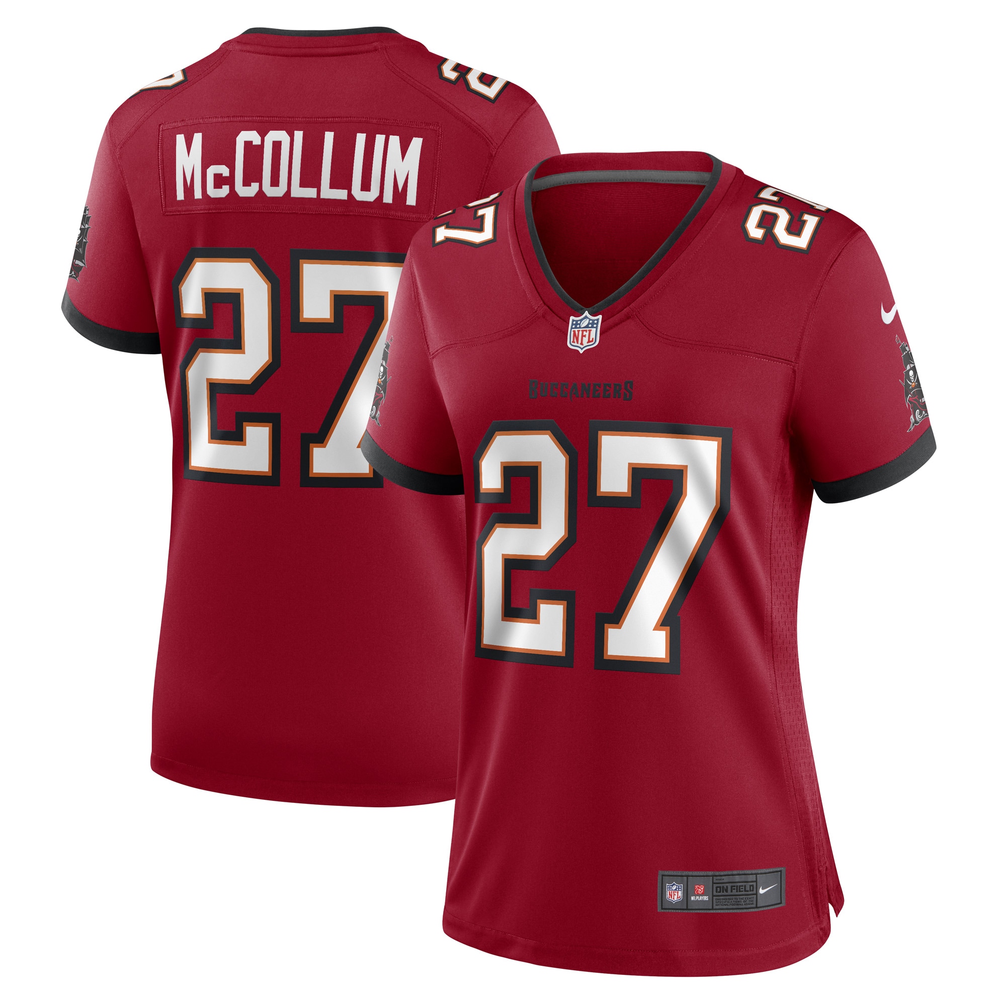 Zyon McCollum Tampa Bay Buccaneers Nike Women's Game Player Jersey - Red - vstockx