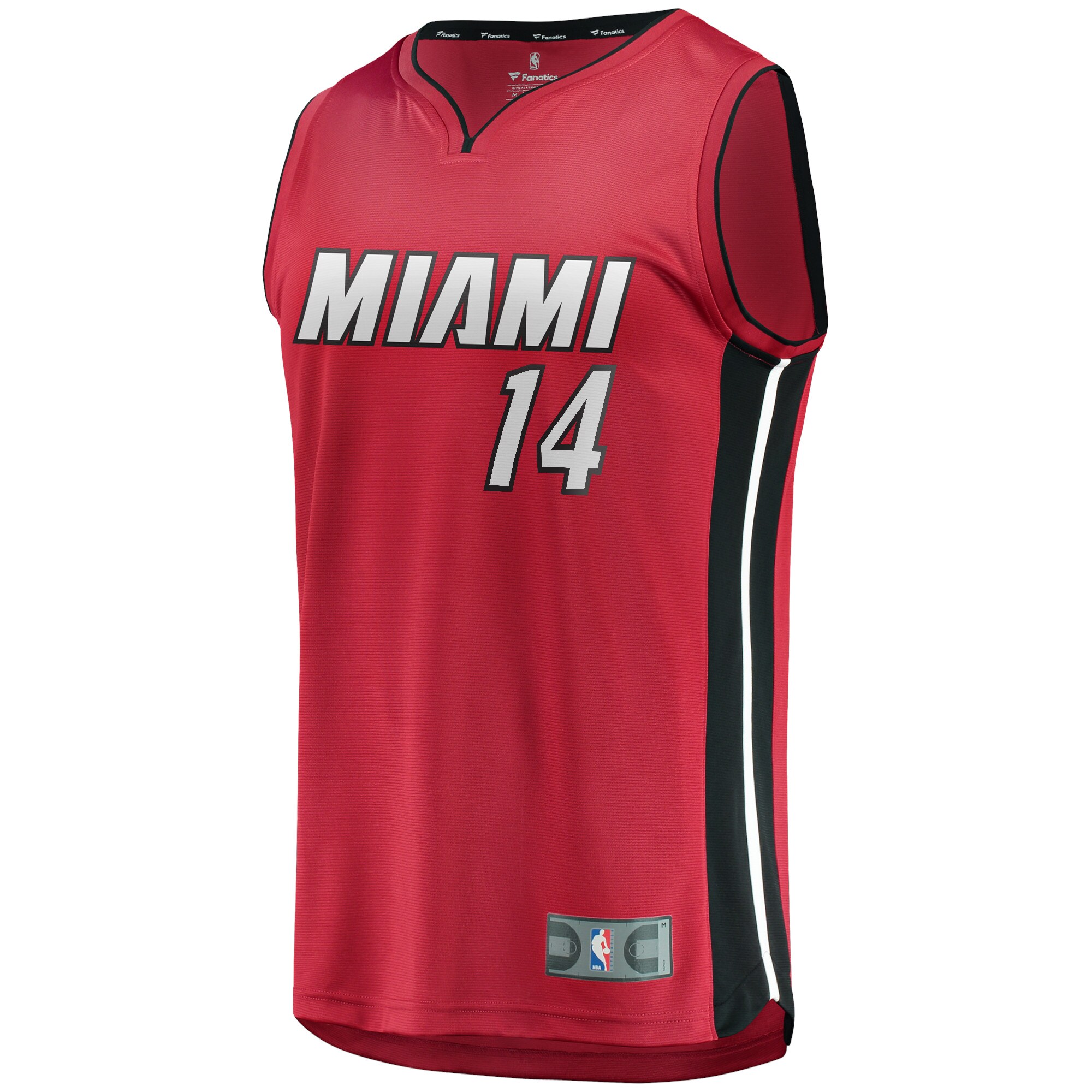 Tyler Herro Miami Heat Fanatics Branded 2020/21 Fast Break Replica Jersey - Statement Edition - Red - vstockx